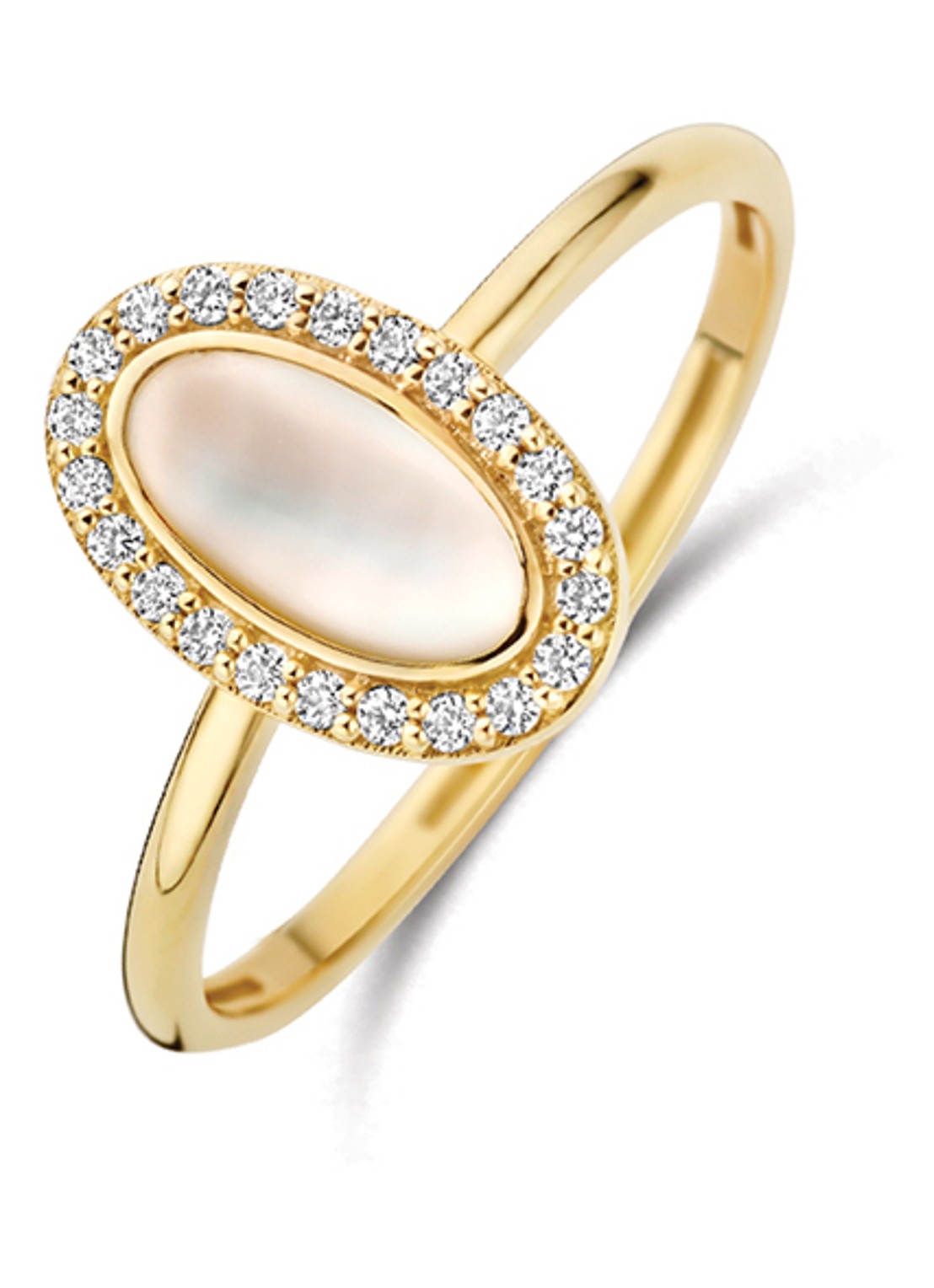 Blush Ring van 14 karaat geelgoud 1279YMQ - voorkant 4 undefined