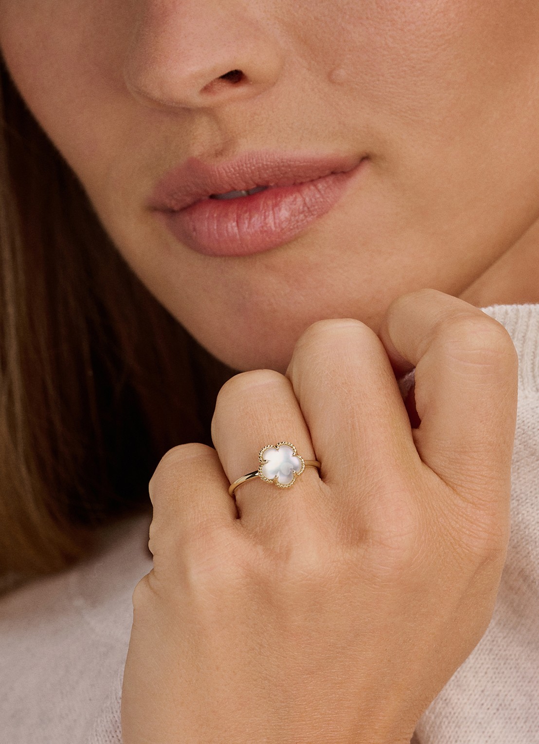 Blush Ring van 14 karaat geelgoud 1281YMQ - voorkant 5 geelgoud