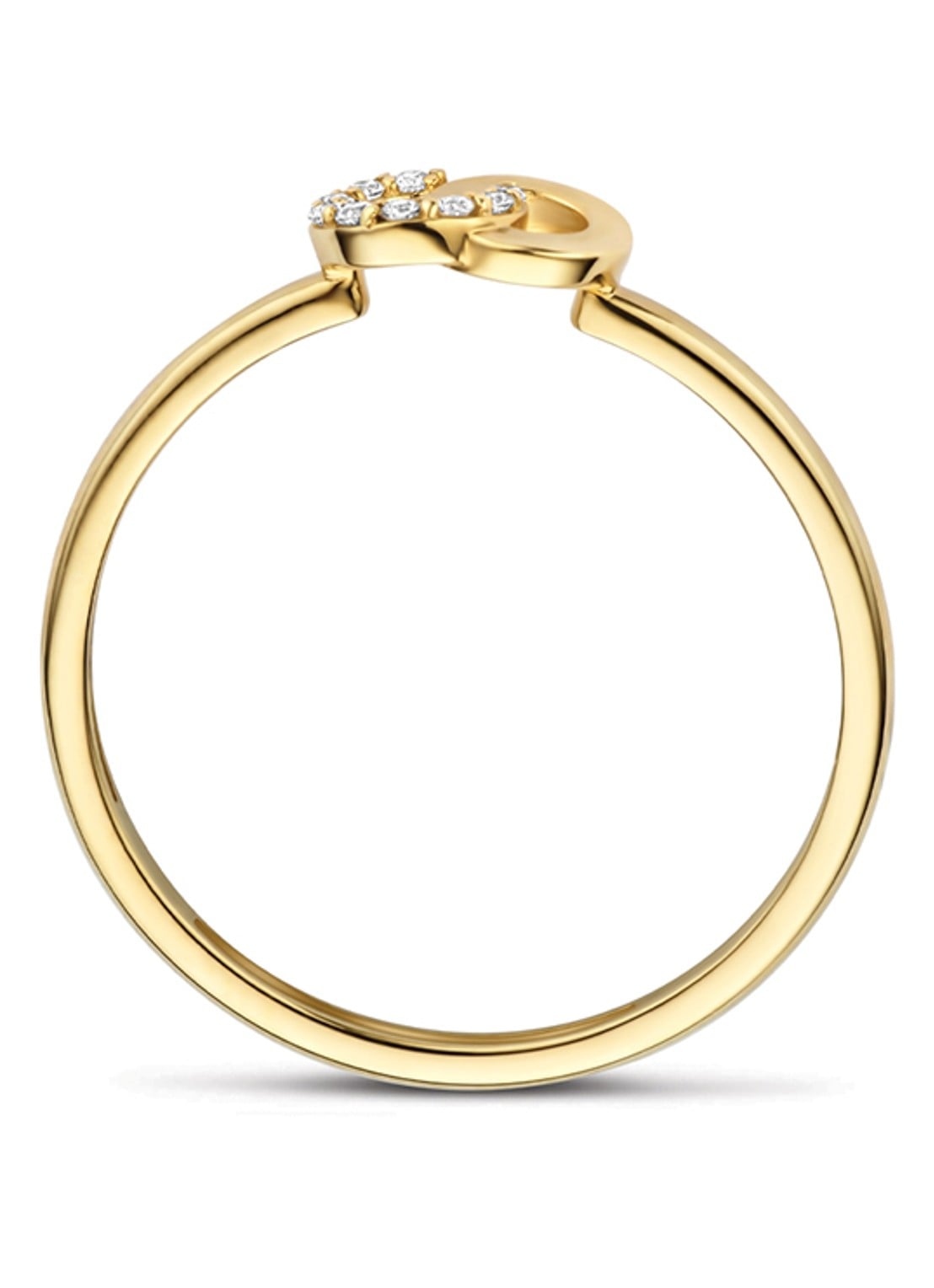 Blush Ring van 14 karaat geelgoud 1282YZI  - detail 4 geelgoud