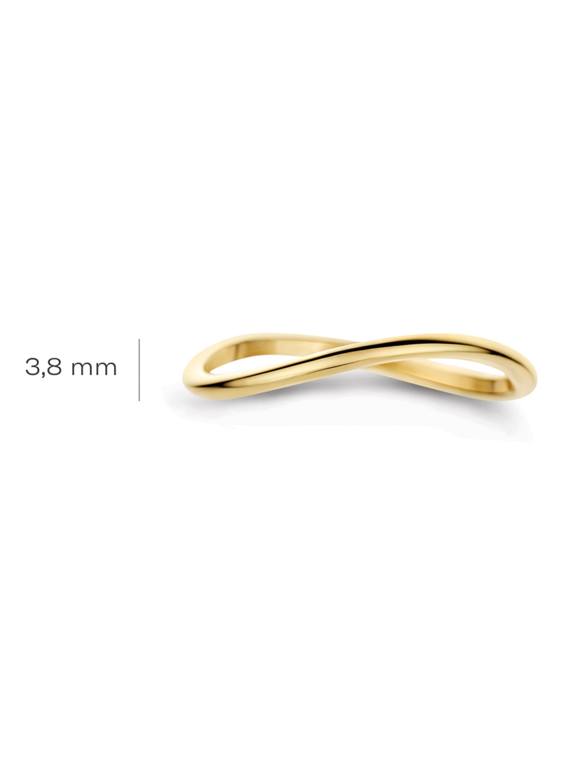 Blush Ring van 14 karaat geelgoud 1283YGO - detail 4 geelgoud