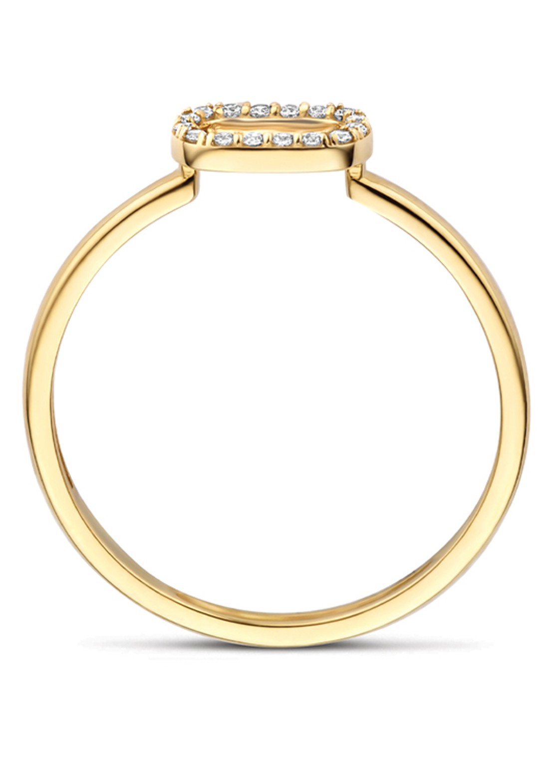 Blush Ring van 14 karaat geelgoud 1289YZI  - detail 2 geelgoud