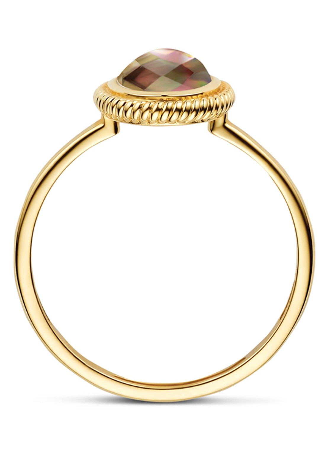 Blush Ring van 14 karaat geelgoud 1291YBQ  - detail 2 undefined