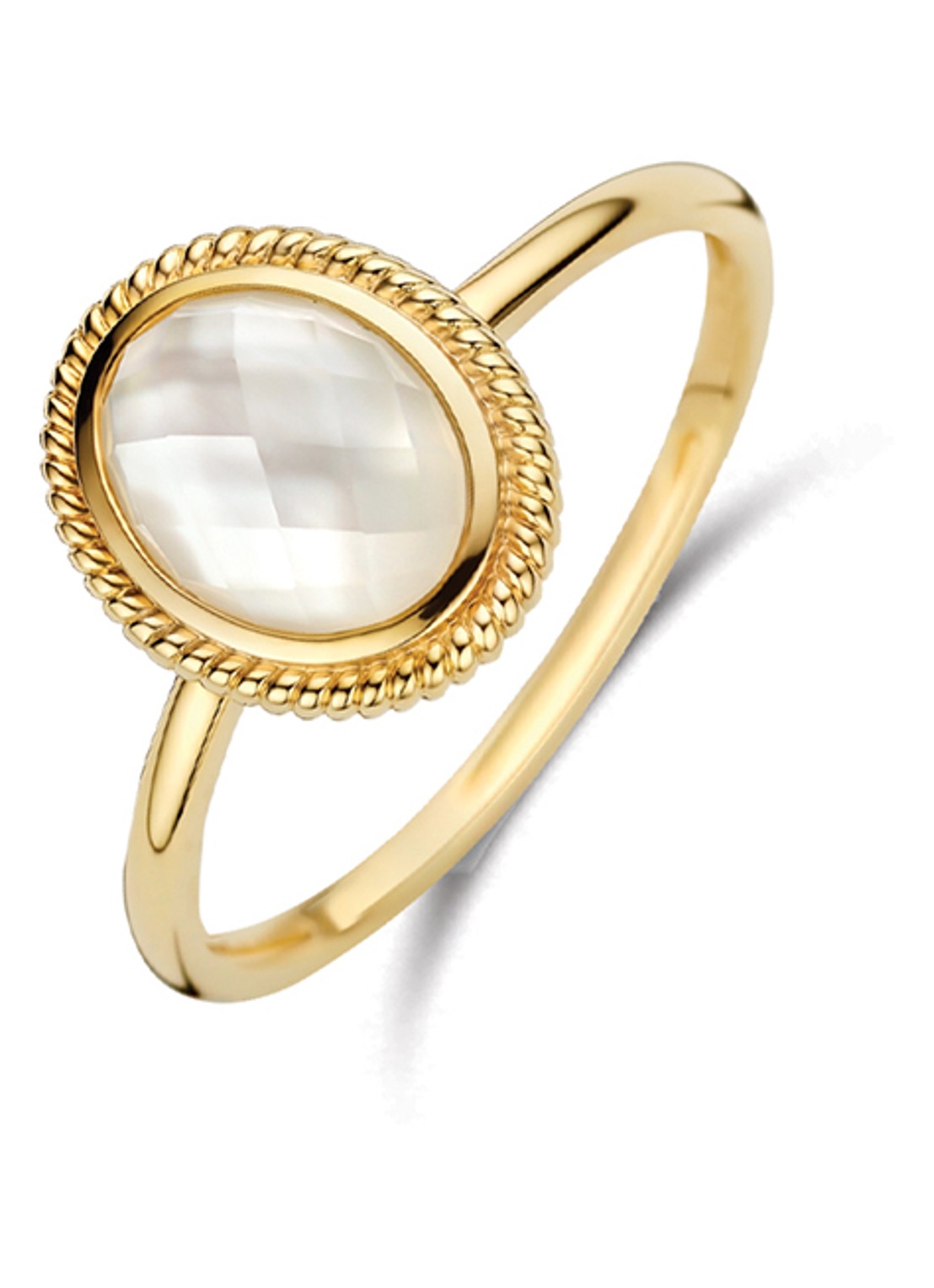 Blush Ring van 14 karaat geelgoud 1291YMQ  - voorkant 3 undefined