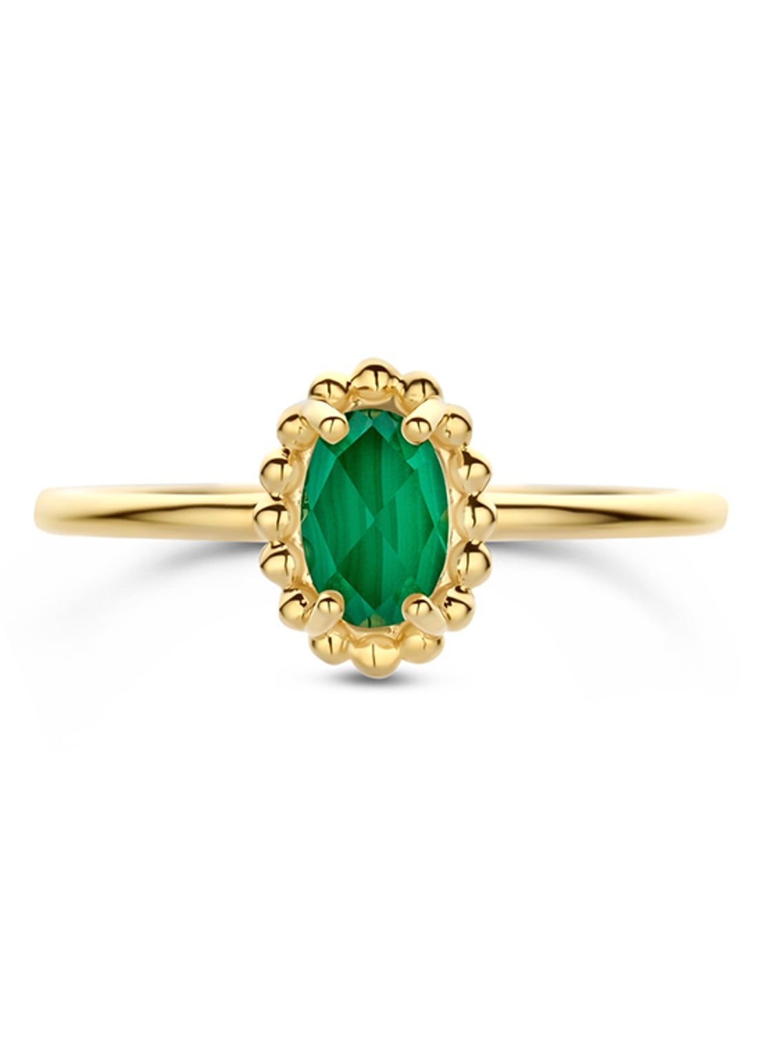 Blush Ring van 14 karaat geelgoud met kristal 1272YMA  - detail 4 goud