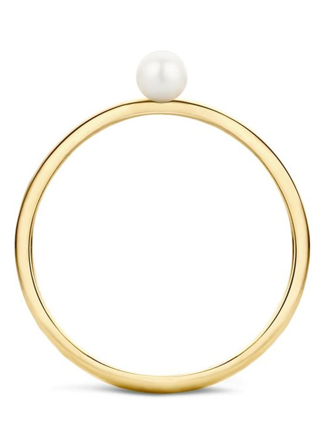 Blush Ring van 14 karaat geelgoud met parel 1213YPW  - detail 3 geelgoud