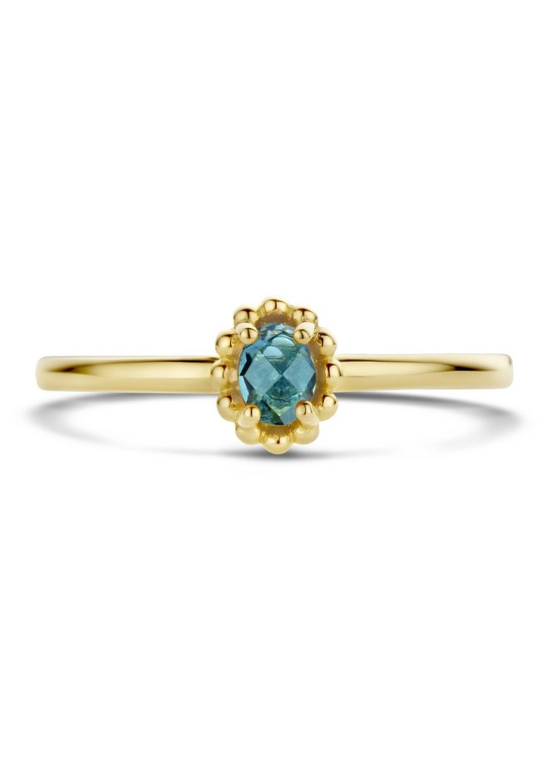 Blush Ring van 14 karaat geelgoud met topaas 1227YLB - detail 4 geelgoud