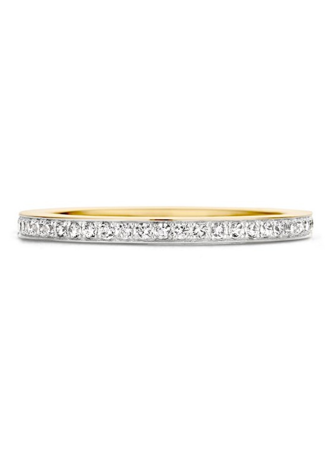 Blush Ring van 14 karaat geelgoud met zirkonia 1119BZI - detail 4 geelgoud