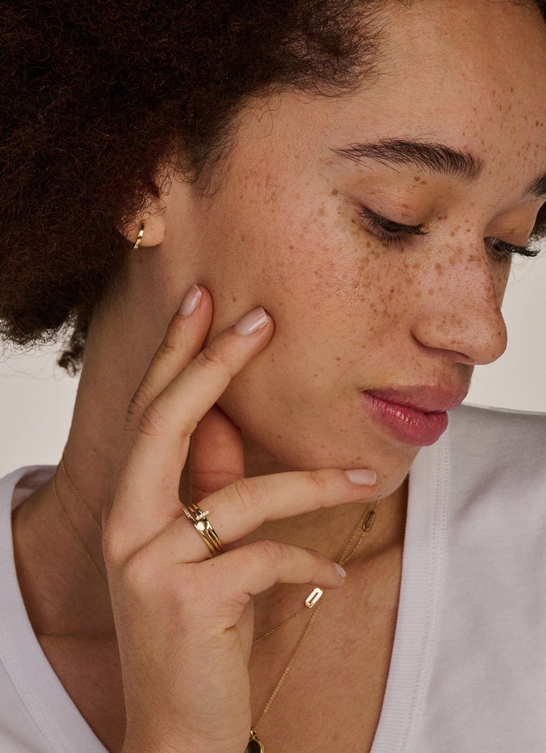 Blush Ring van 14 karaat geelgoud met zirkonia 1270YZI  - voorkant 3 goud