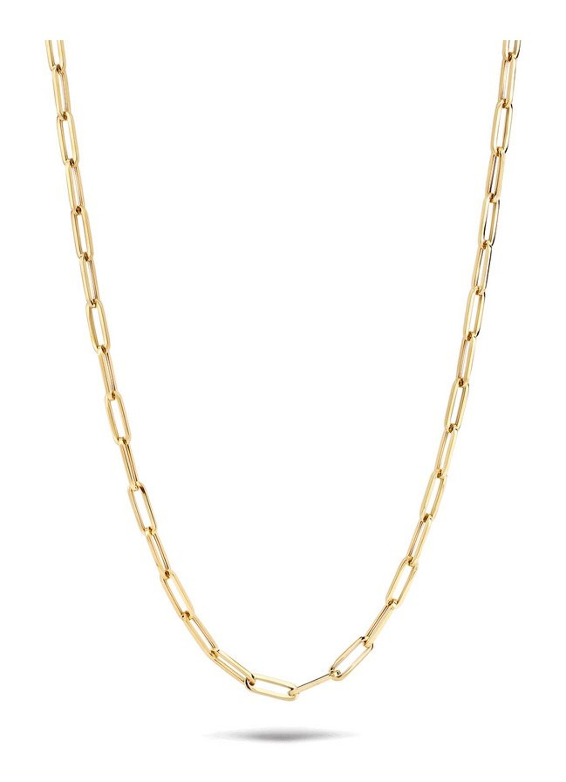 Blush Schakelketting van 14 karaat geelgoud 3101YGO - voorkant 3 geelgoud