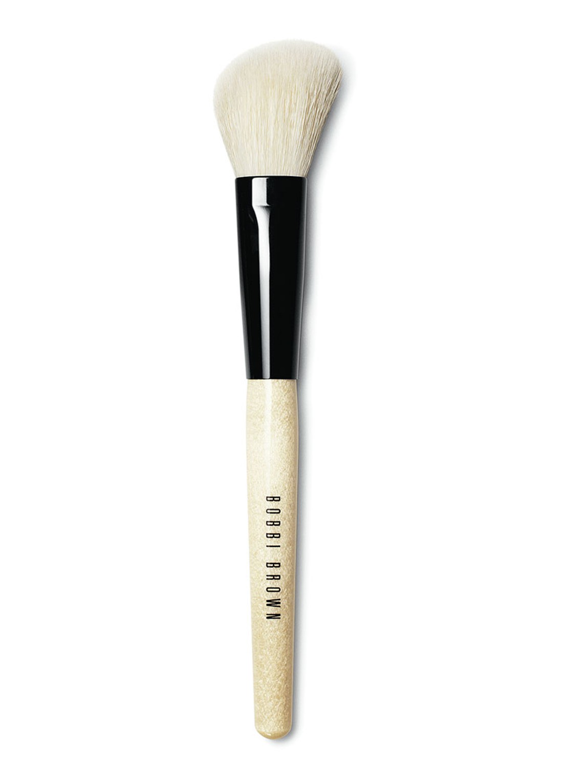 Bobbi Brown Angled Face Brush - make-up kwast - voorkant gebroken wit