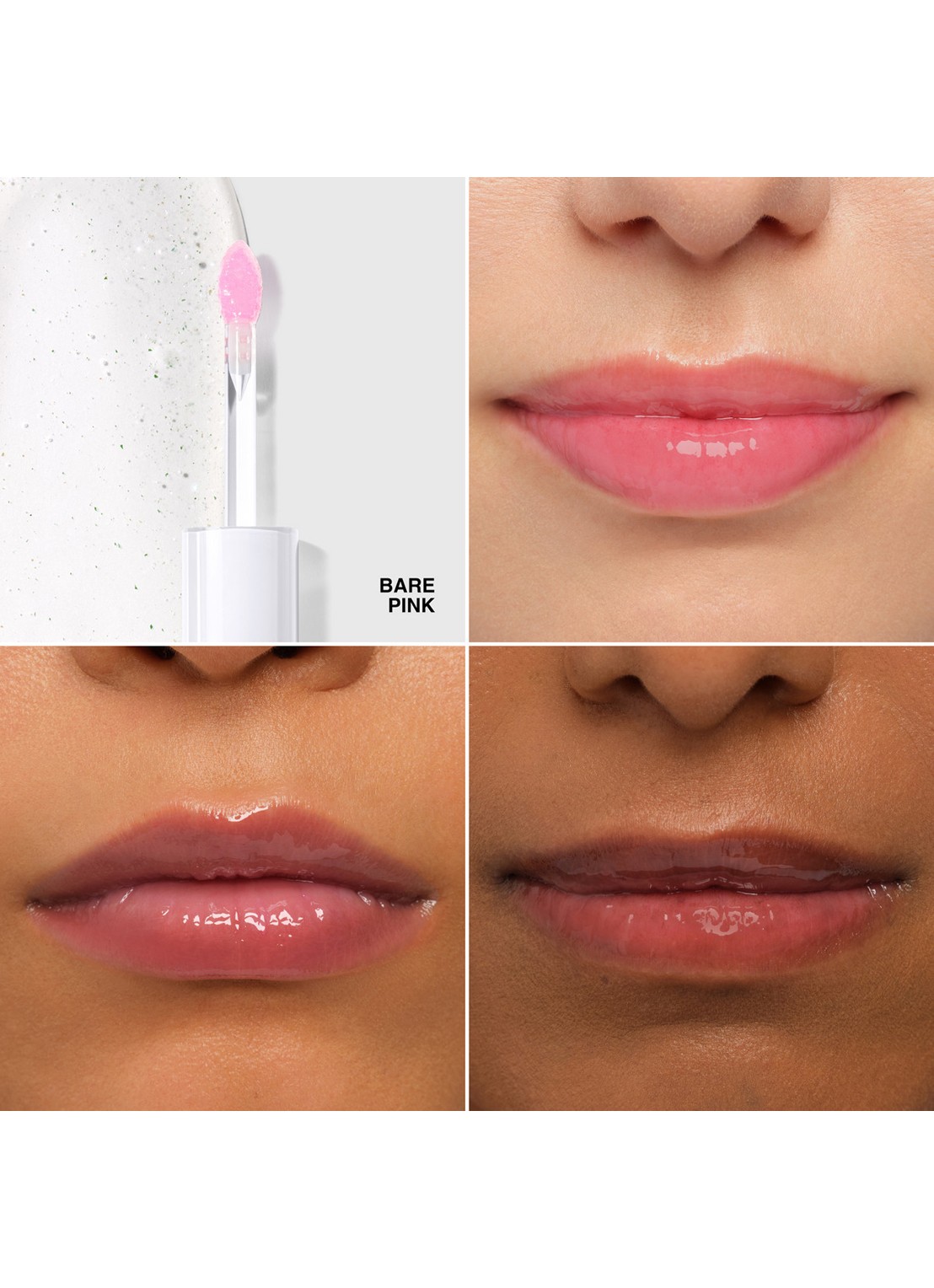 Bobbi Brown Bare Pink Duo Lipgloss en lippen balsem set - make-up set - detail 4 bare pink