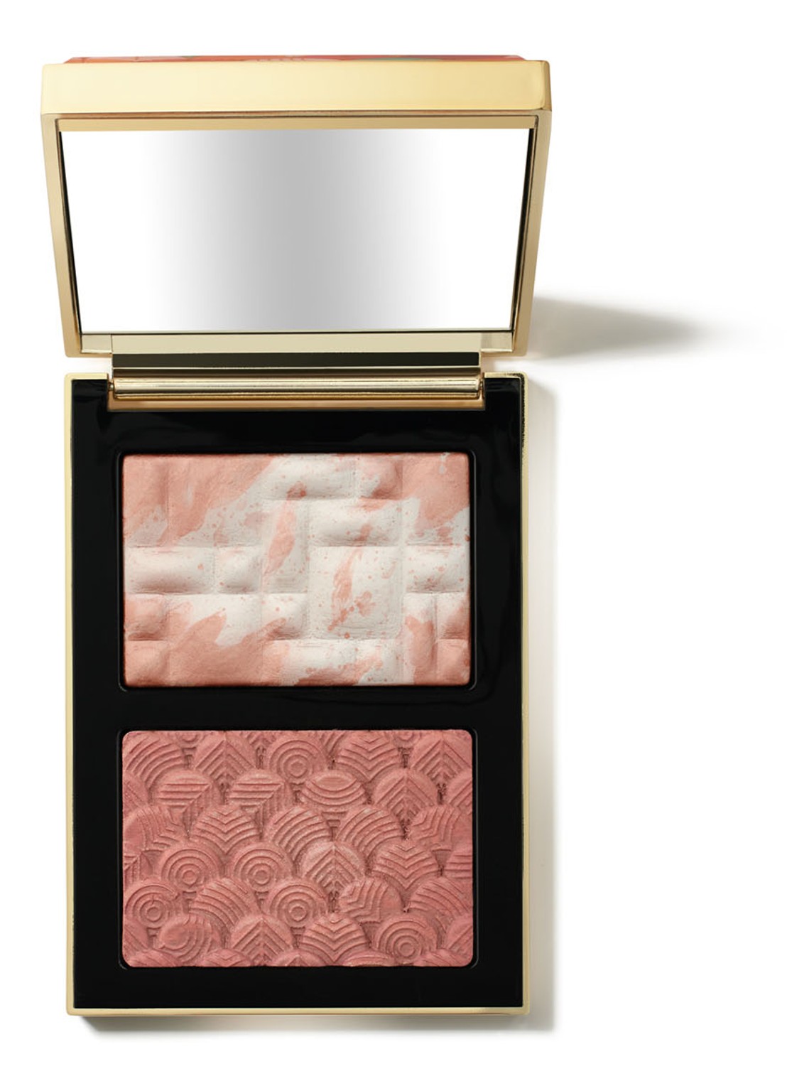 Bobbi Brown Blush & Highlight duo - blush & highlighter palette - voorkant pink dawn glow