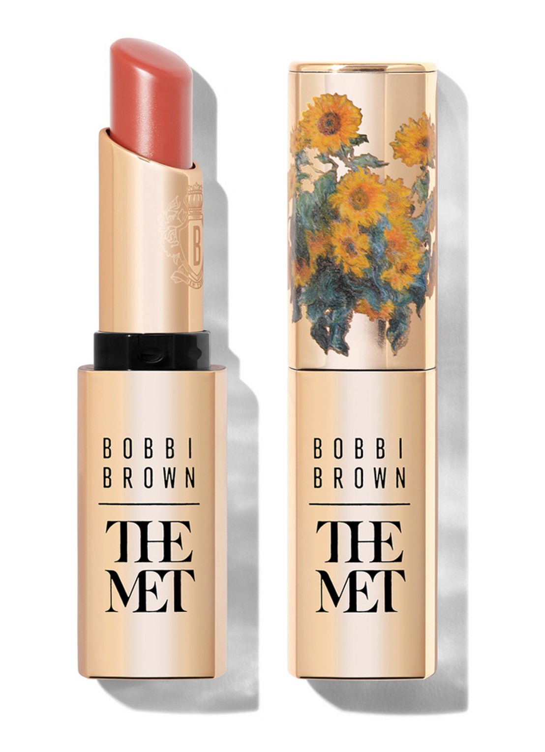 Bobbi Brown Bobbi Brown x The Met Extra Lip Tinted Balm - Limited Edition lipbalsem  - voorkant 2 bare rose