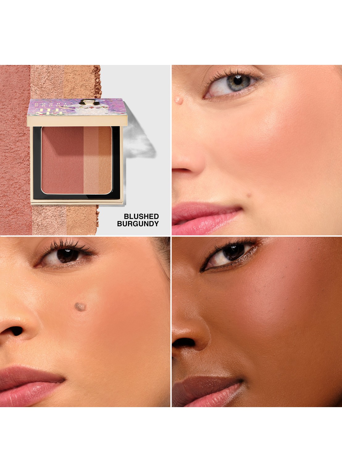 Bobbi Brown Brightening Blush Limited Edition  - detail blushed burgundy