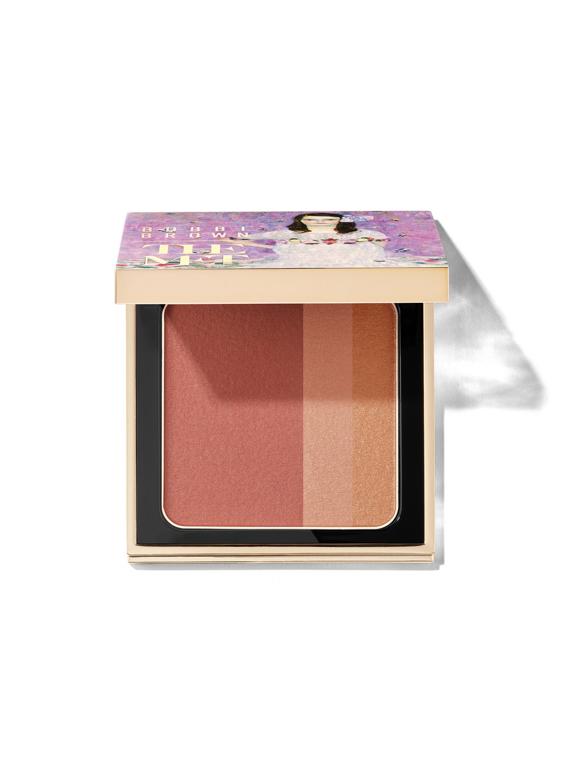 Bobbi Brown Brightening Blush Limited Edition  - voorkant 3 blushed burgundy