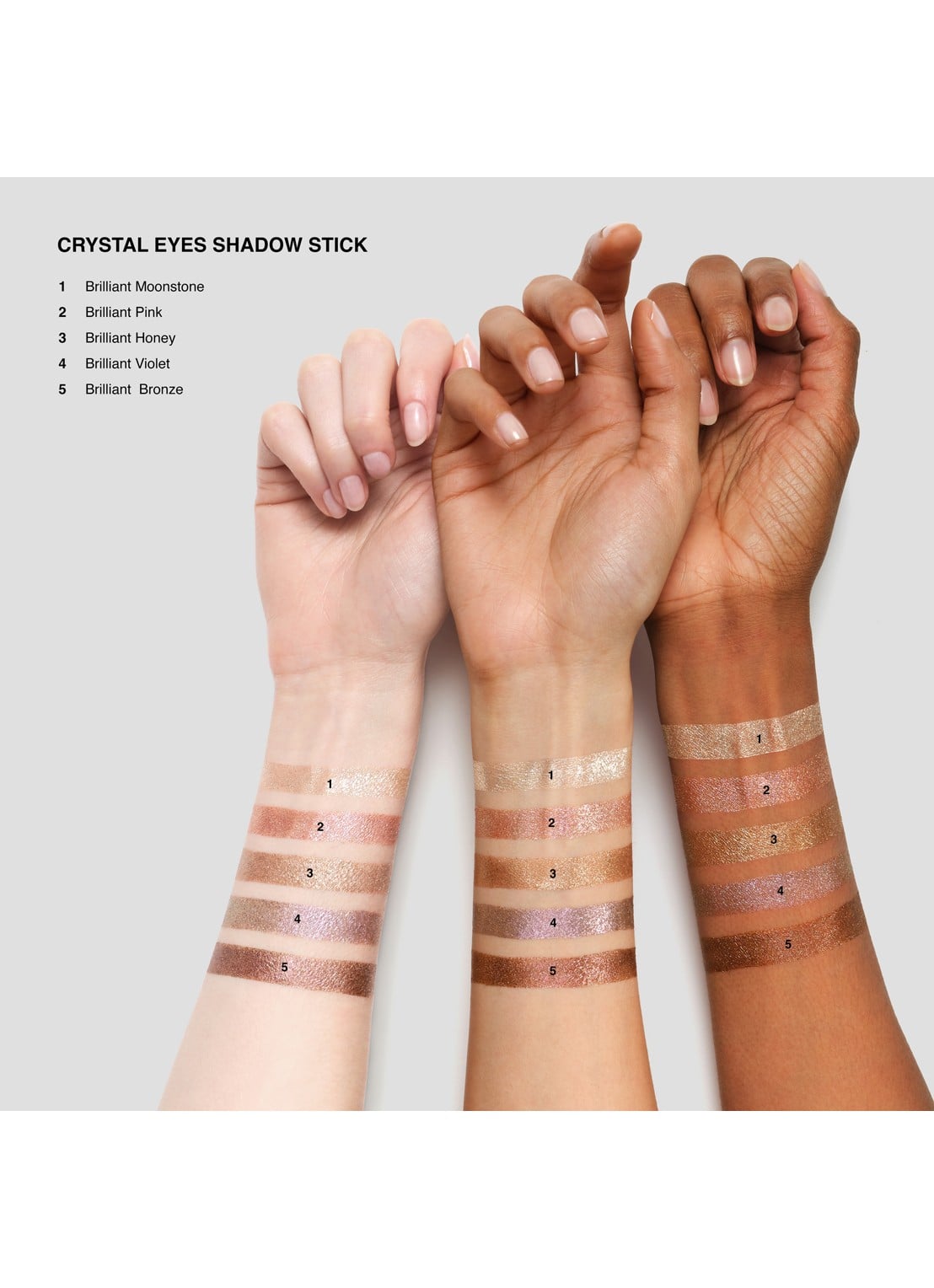 Bobbi Brown Crystal Eyeshadow Stick - oogschaduw stick - detail 5 brilliant bronze