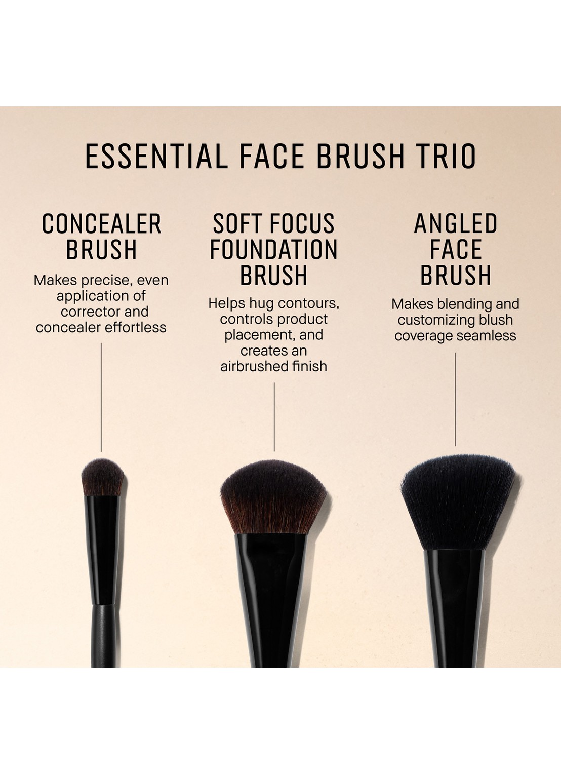 Bobbi Brown Essential Face Brush Trio Face Brush Set - make-up set - detail 3 undefined