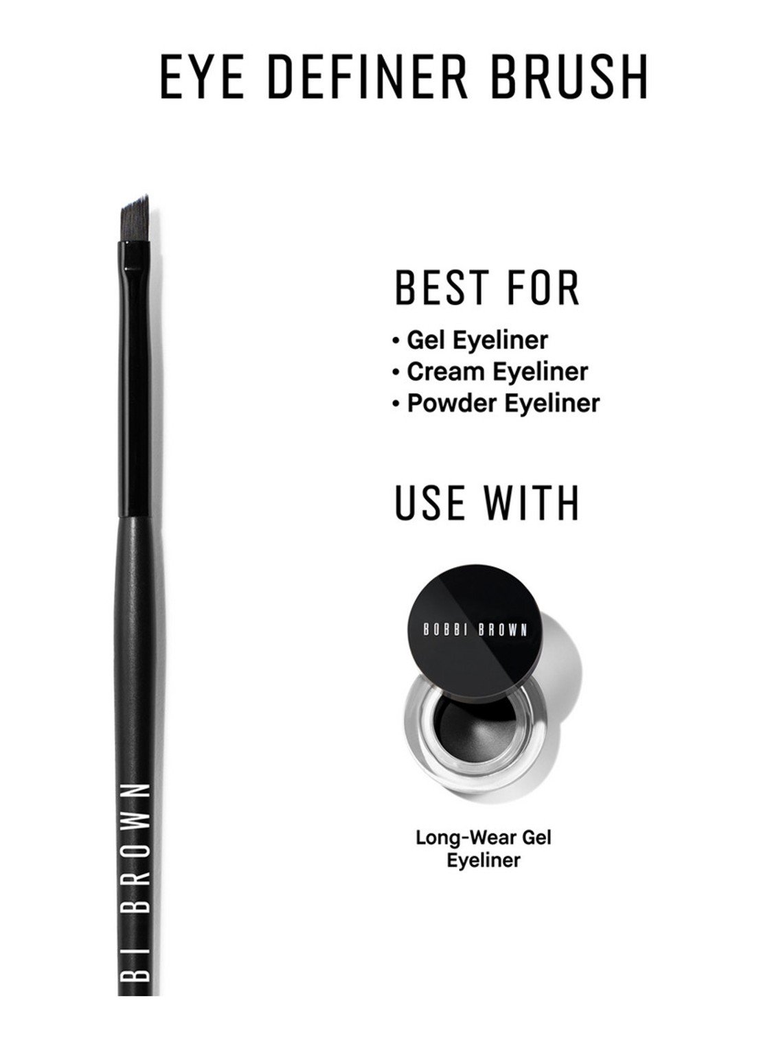 Bobbi Brown Eye Definer Brush Oogkwast - make-up kwast - detail 3 undefined