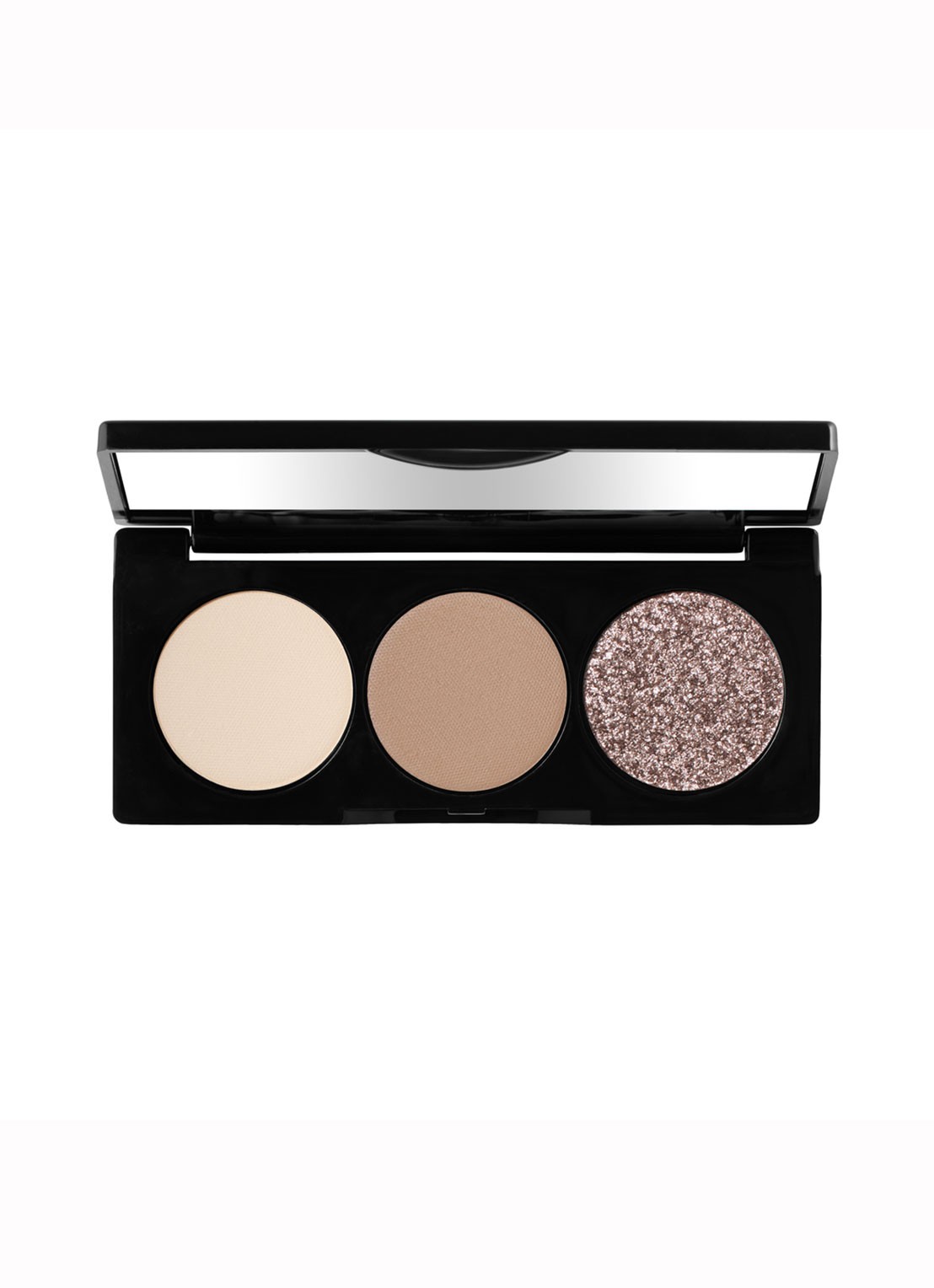 Bobbi Brown Eyeshadow Trio Everyday Greys - oogschaduw palette - voorkant everyday greys