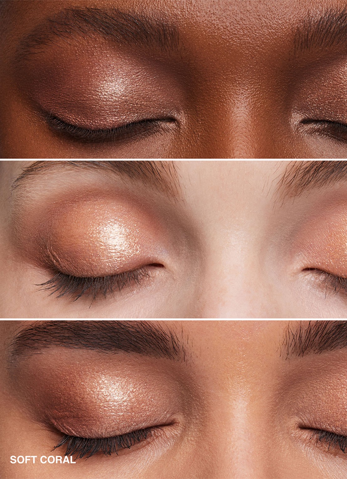 Bobbi Brown Eyeshadow Trio Soft Coral - oogschaduw palette - detail 4 soft coral