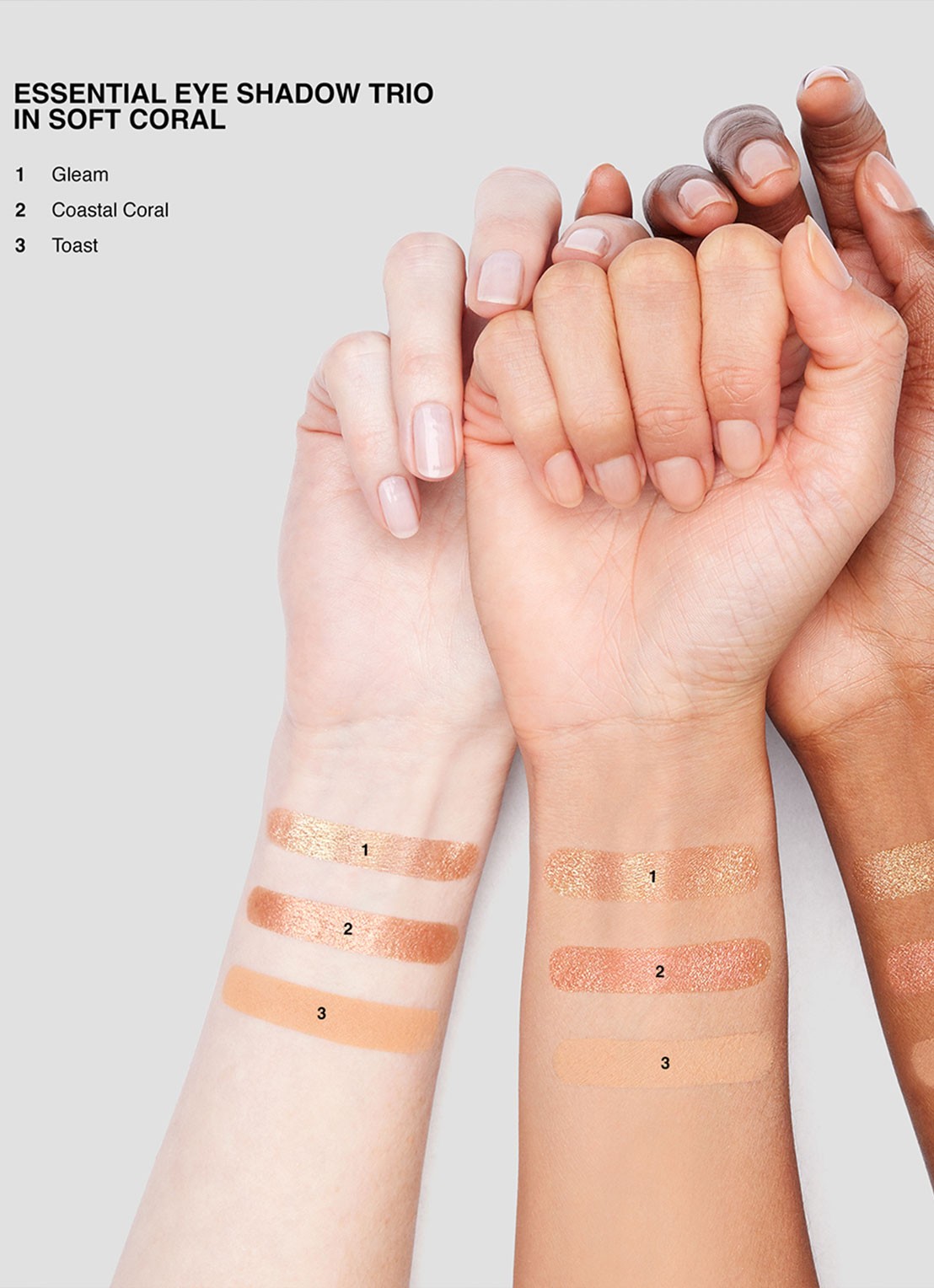 Bobbi Brown Eyeshadow Trio Soft Coral - oogschaduw palette - detail 5 soft coral