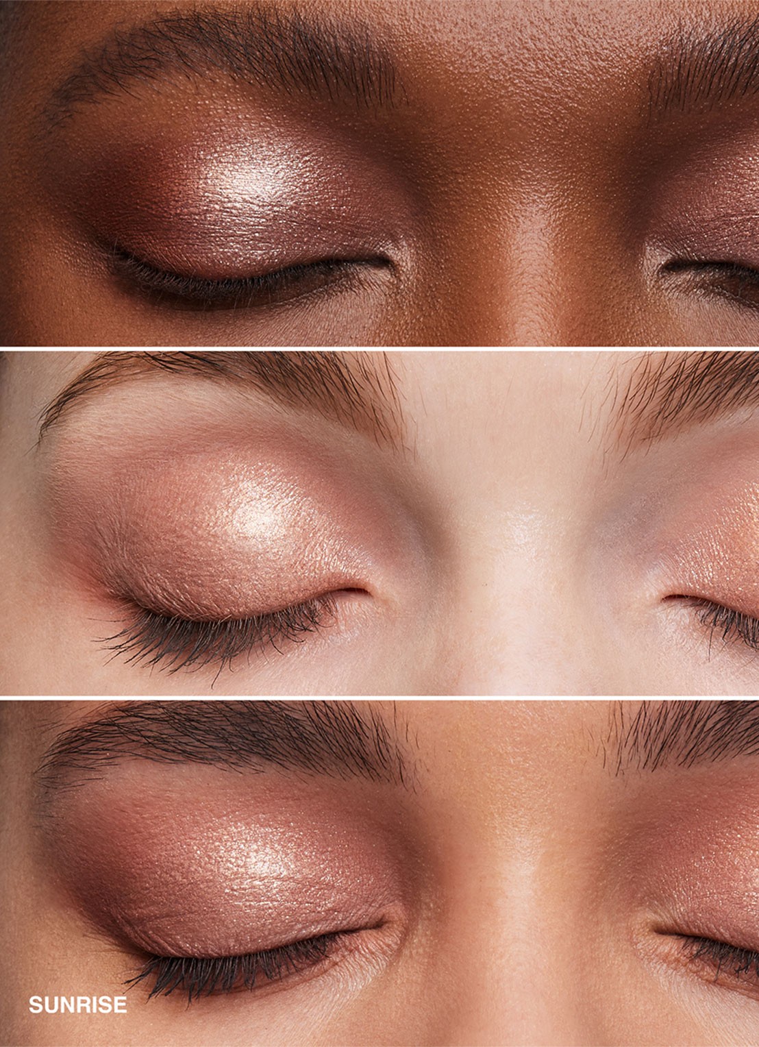Bobbi Brown Eyeshadow Trio Sunrise - oogschaduw palette - detail 2 sunrise