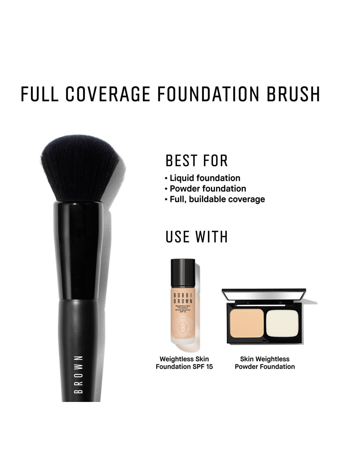 Bobbi Brown Full Coverage Foundation Brush Foundationkwast - foundation kwast - detail 2 undefined