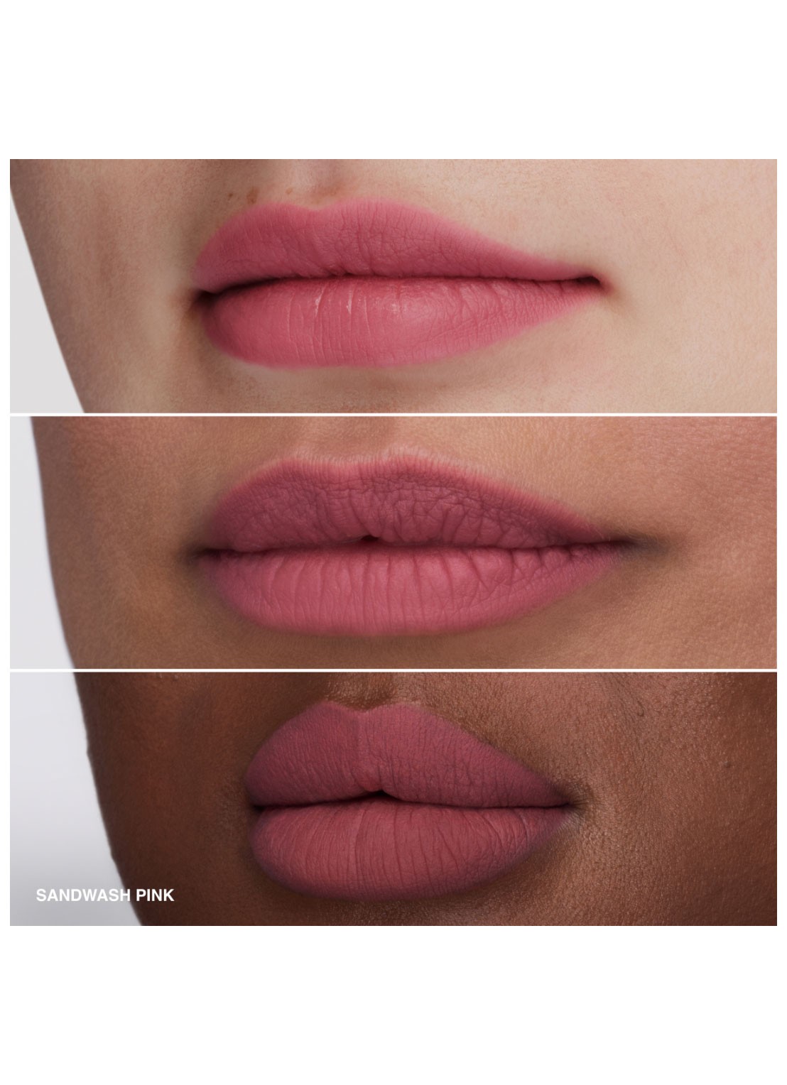 Bobbi Brown Luxe Cashmere Matte Lipstick - detail 4 sandwash pink