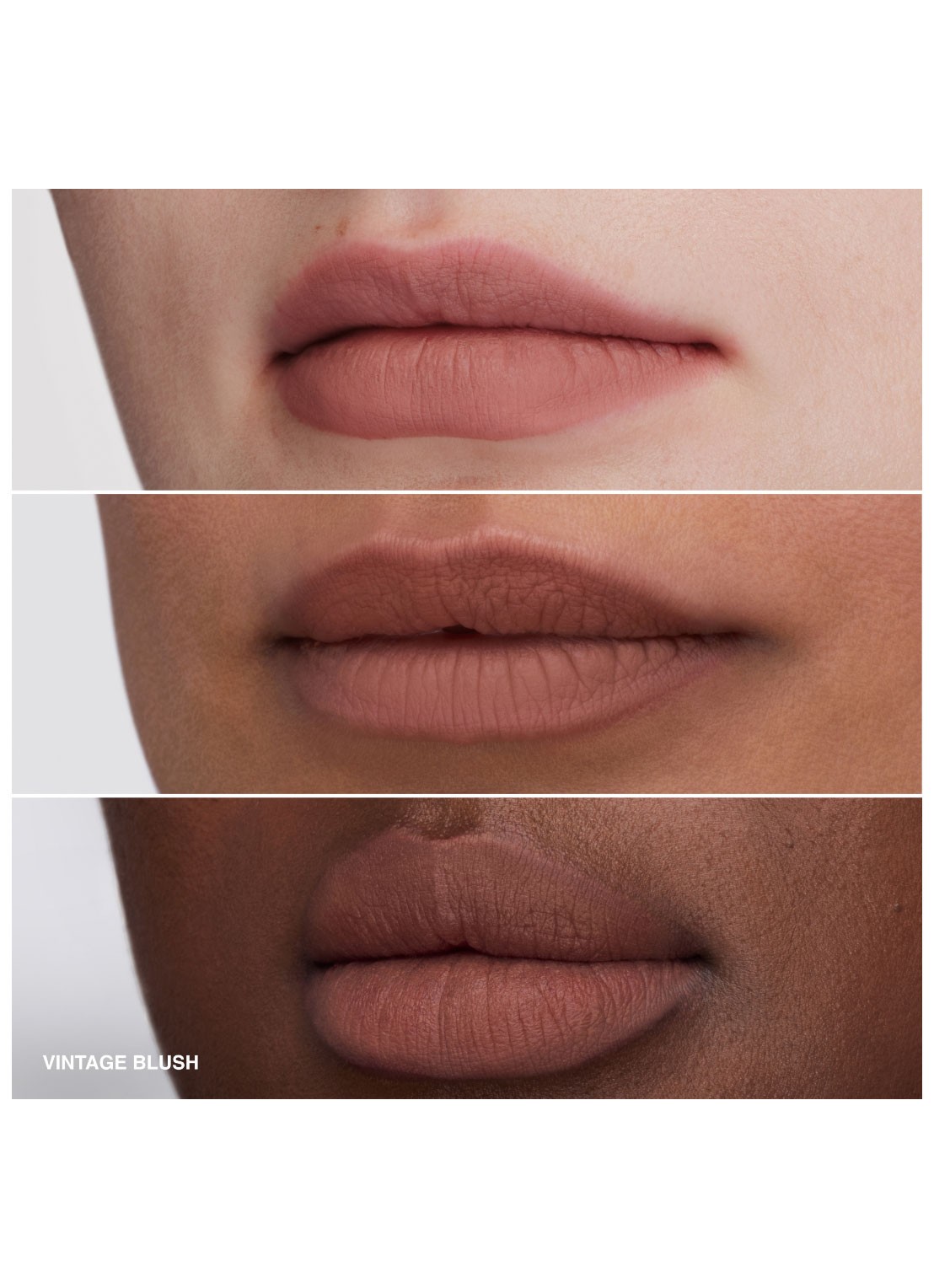 Bobbi Brown Luxe Cashmere Matte Lipstick - detail 2 vintage blush