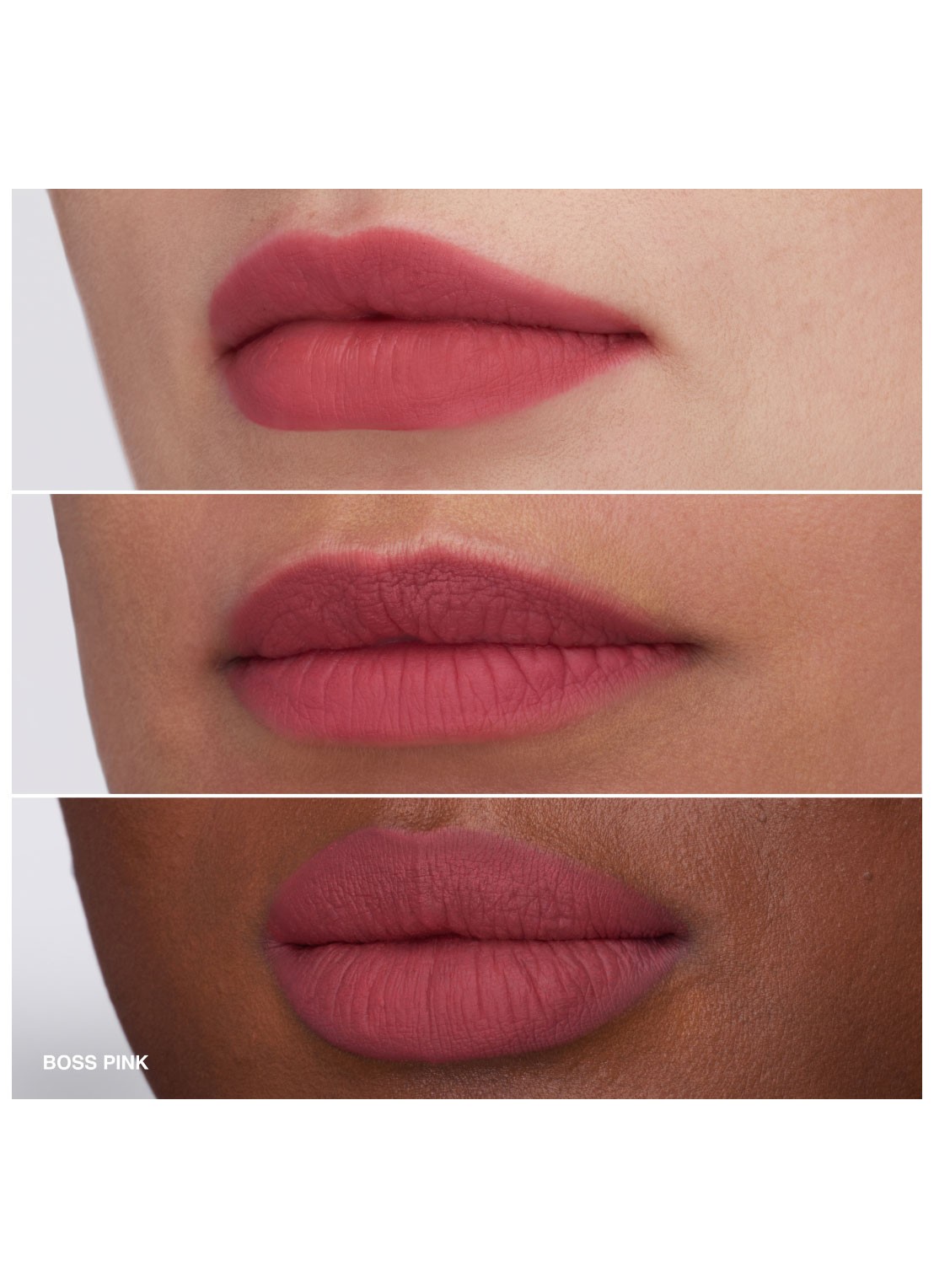 Bobbi Brown Luxe Cashmere Matte Lipstick - detail 2 boss pink