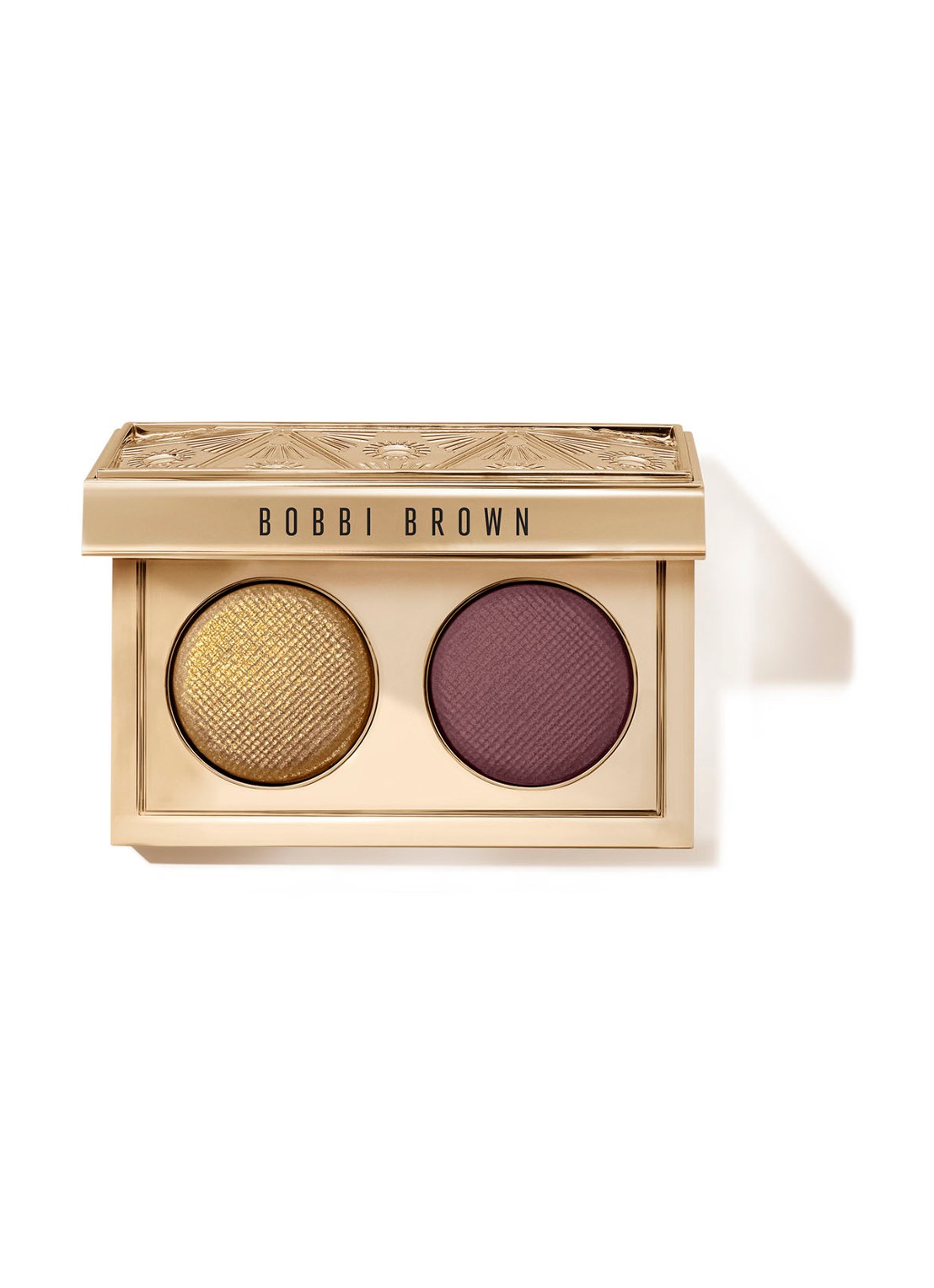 Bobbi Brown Luxe Eye Shadow Duo - Limited Edition oogschaduw palette - voorkant 5 dancefloor glam