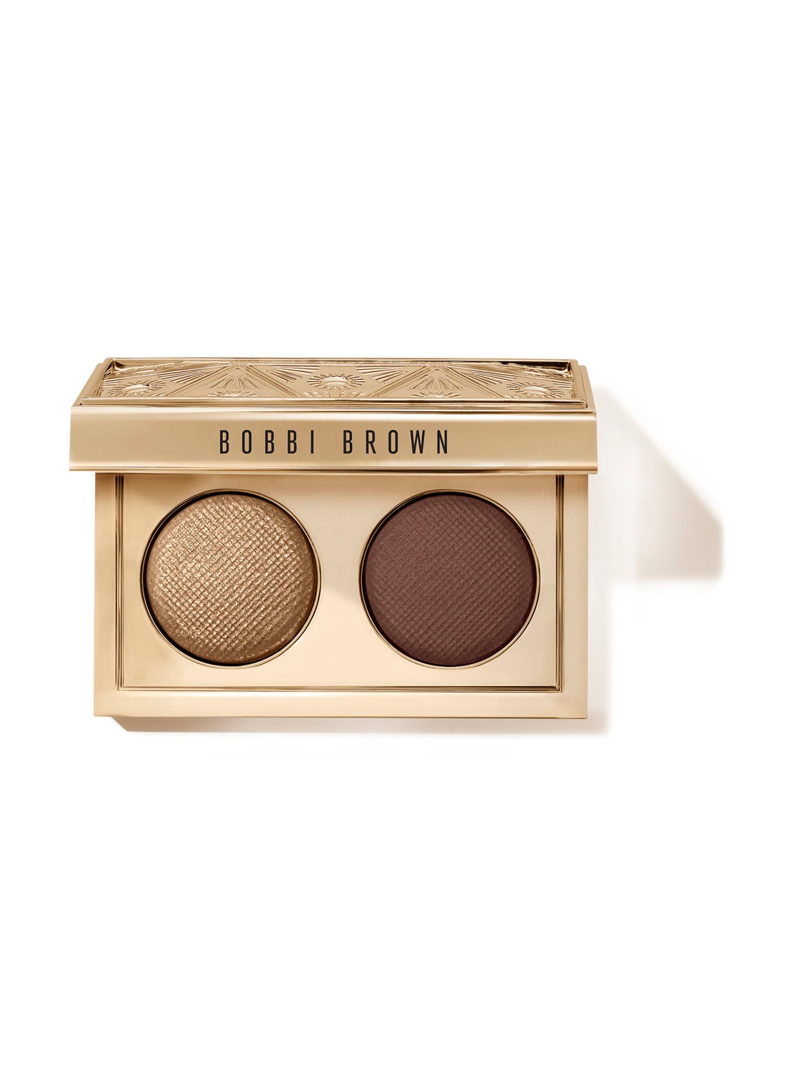 Bobbi Brown Luxe Eye Shadow Duo - Limited Edition oogschaduw palette - voorkant 5 last dance