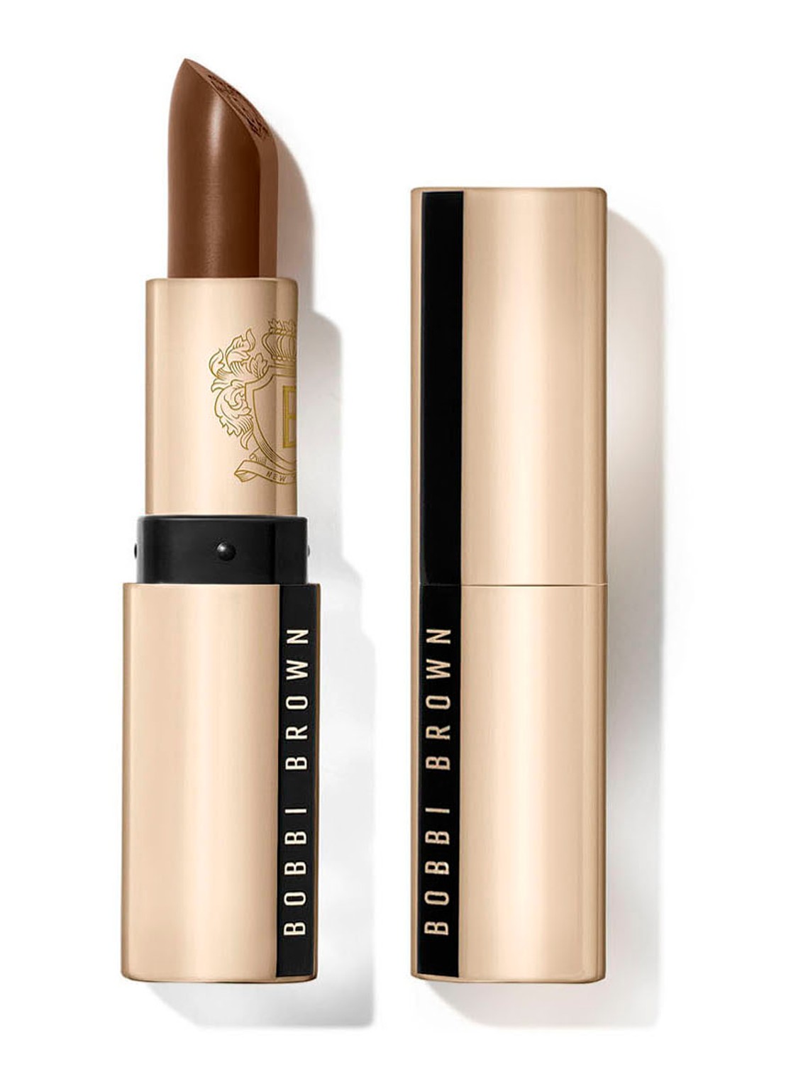 Bobbi Brown Luxe Lip Color - lipstick - voorkant brownstone