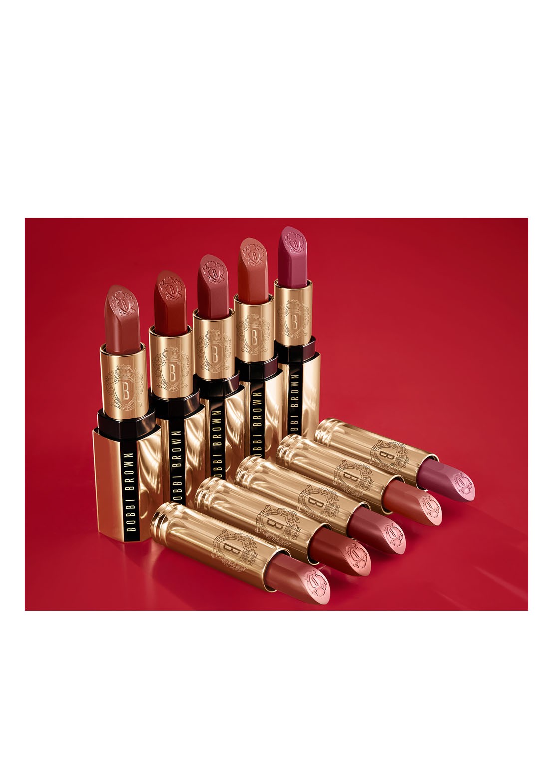 Bobbi Brown Luxe Lipstick - detail 5 burnt rose 366