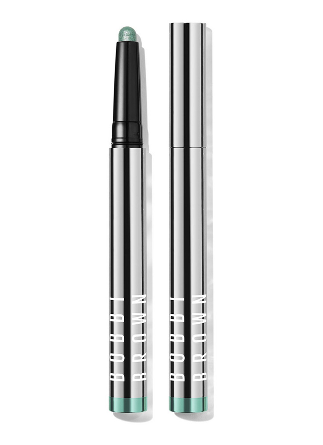 Bobbi Brown Molten Metal Shadow Stick - oogschaduwstick - voorkant sage steel