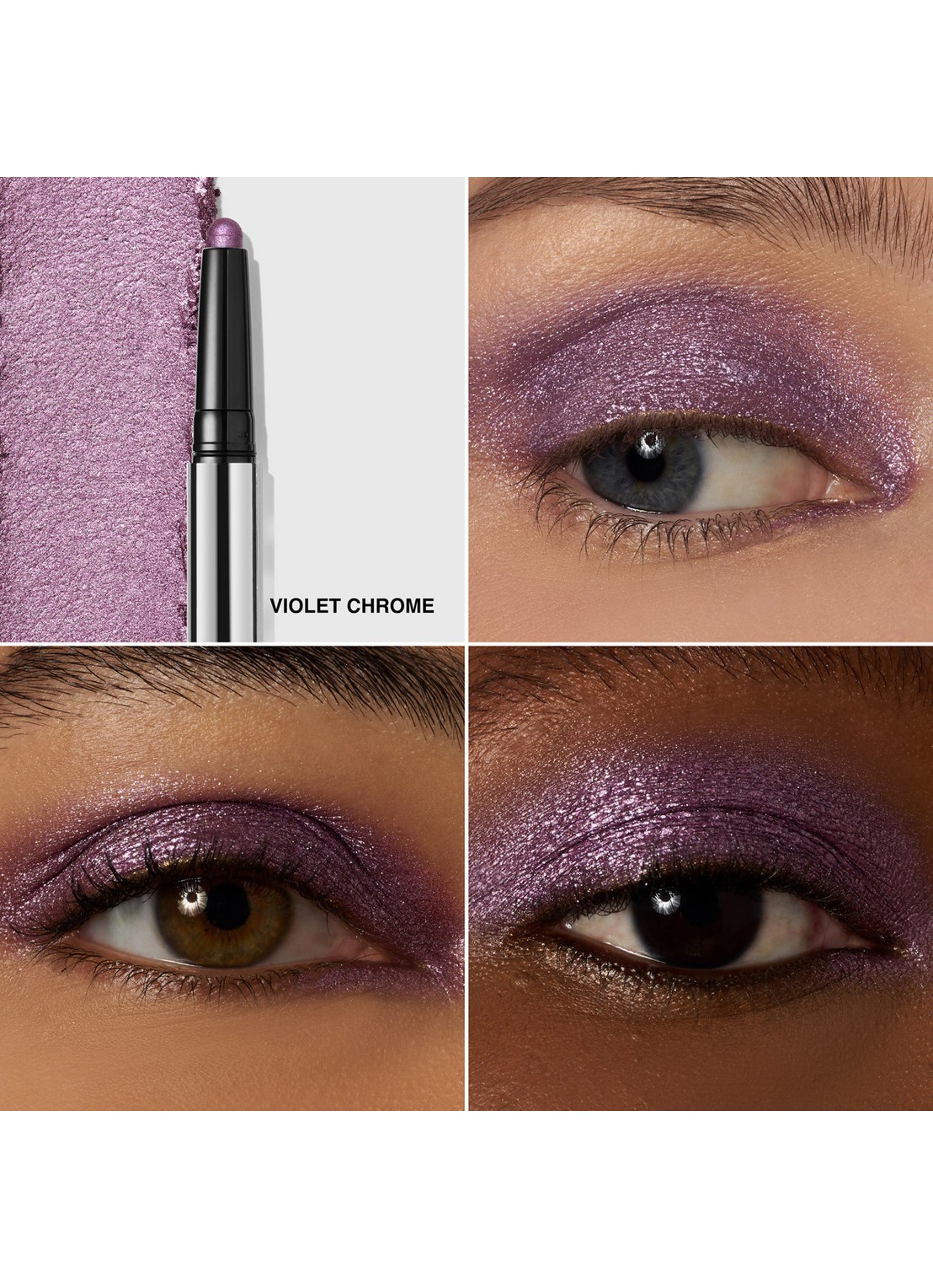 Bobbi Brown Molten Metal Shadow Stick - oogschaduwstick - achterkant 2 violet chrome