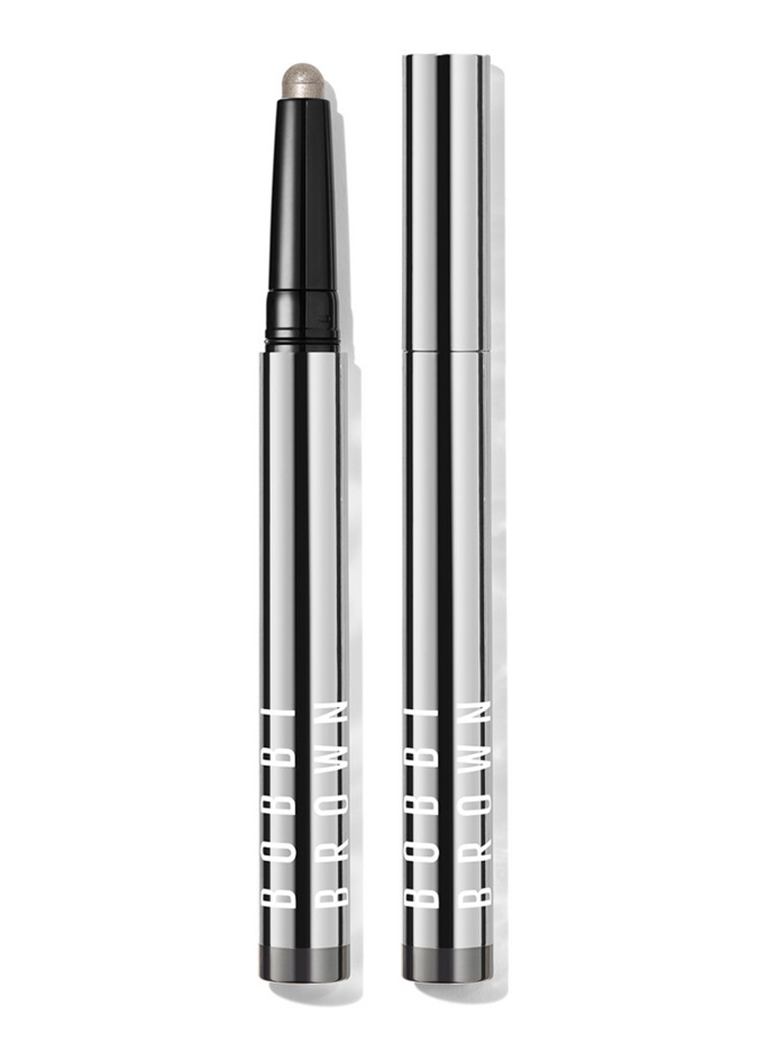Bobbi Brown Molten Metal Shadow Stick - oogschaduwstick - voorkant titanium
