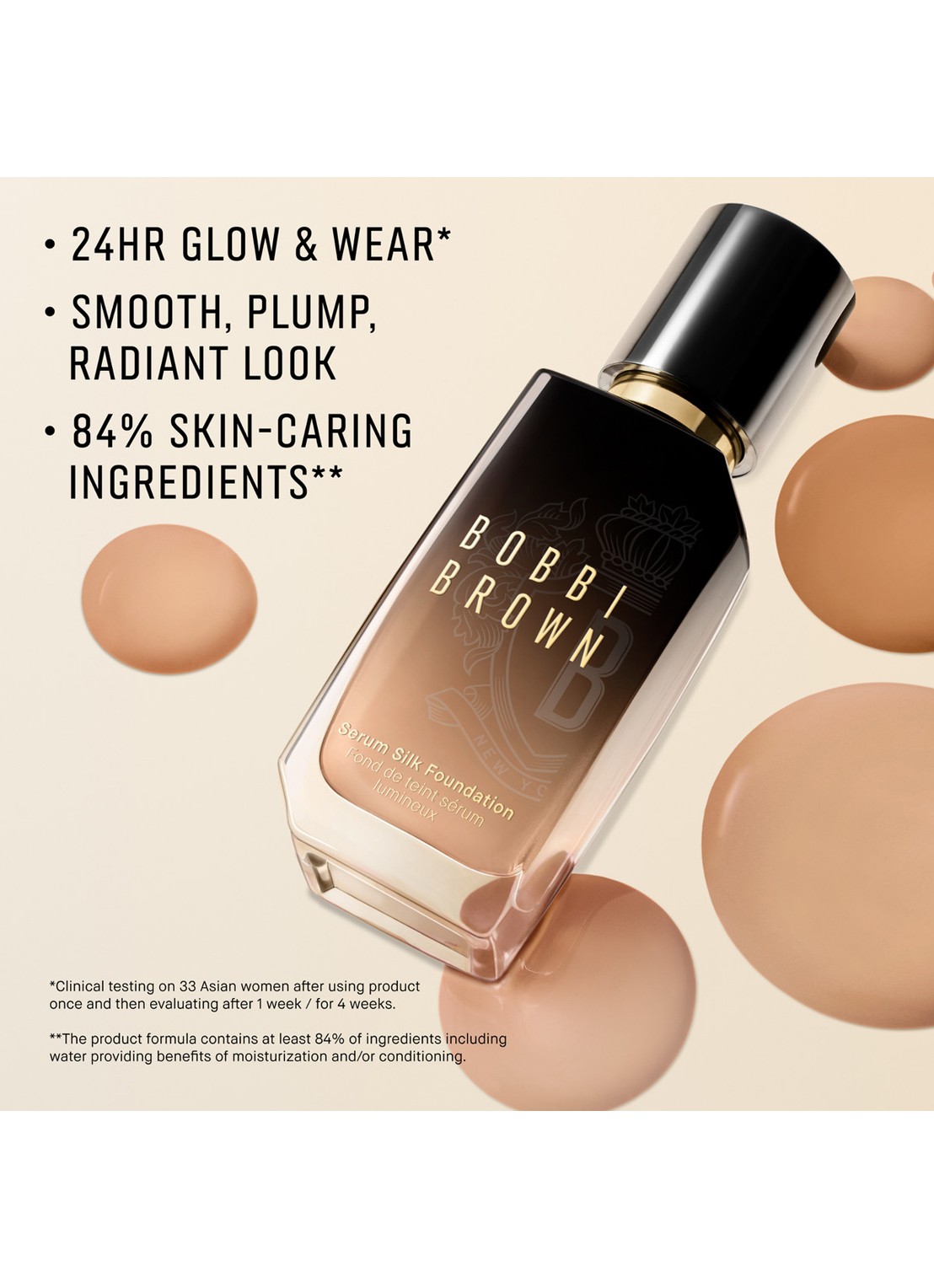 Bobbi Brown Serum Silk Foundation - detail 2 natural