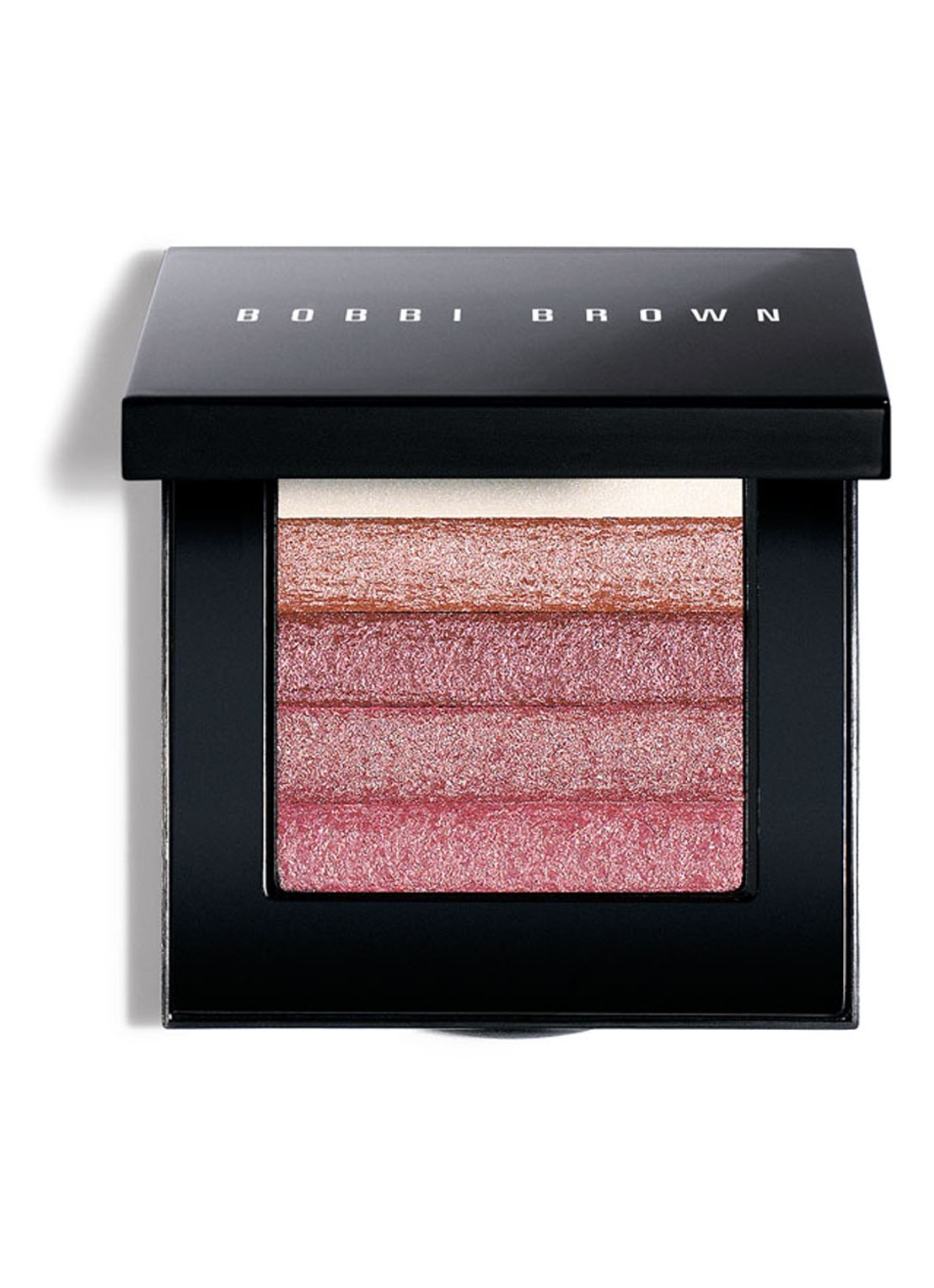 Bobbi Brown Shimmer Brick Compact - highlighter - voorkant rose