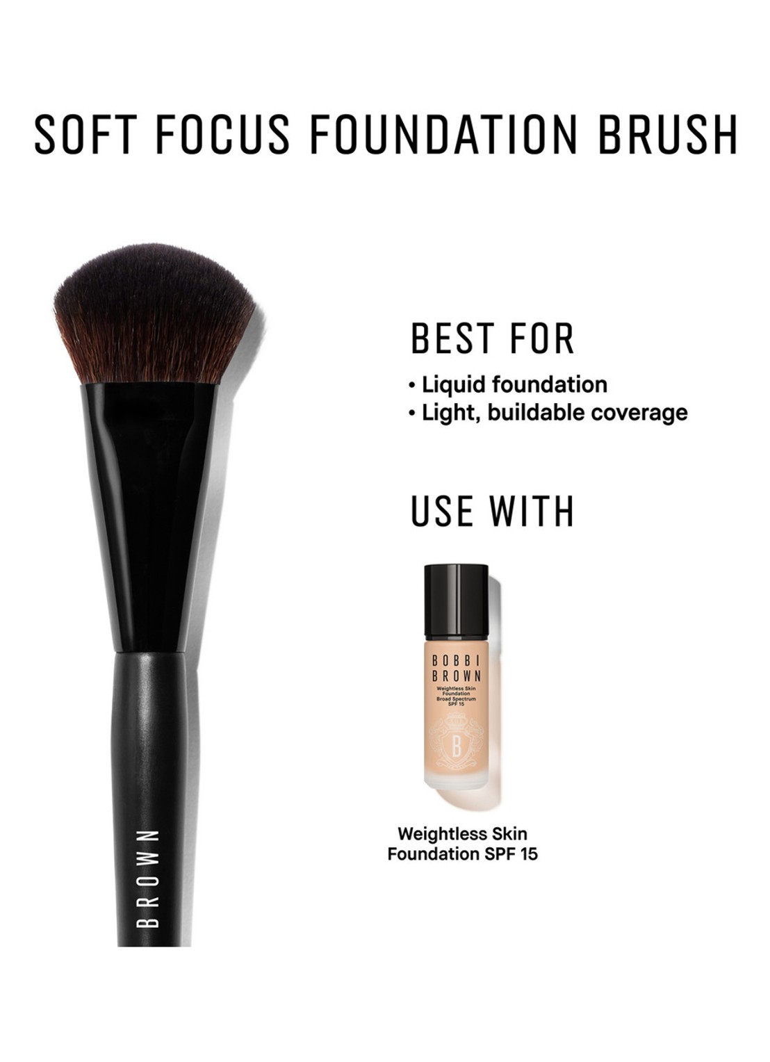 Bobbi Brown Soft Focus Foundation Brush Foundationkwast - foundation kwast - detail 3 undefined