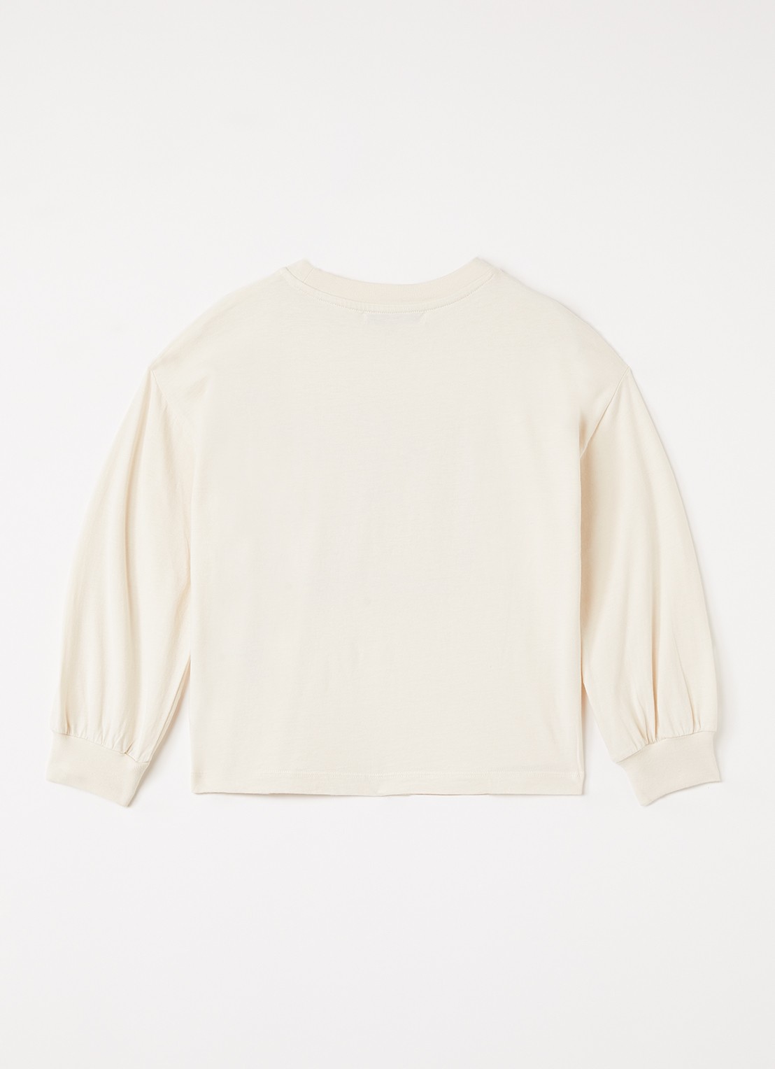 BOBO CHOSES Booo longsleeve met logoprint - voorkant 3 lichtroze