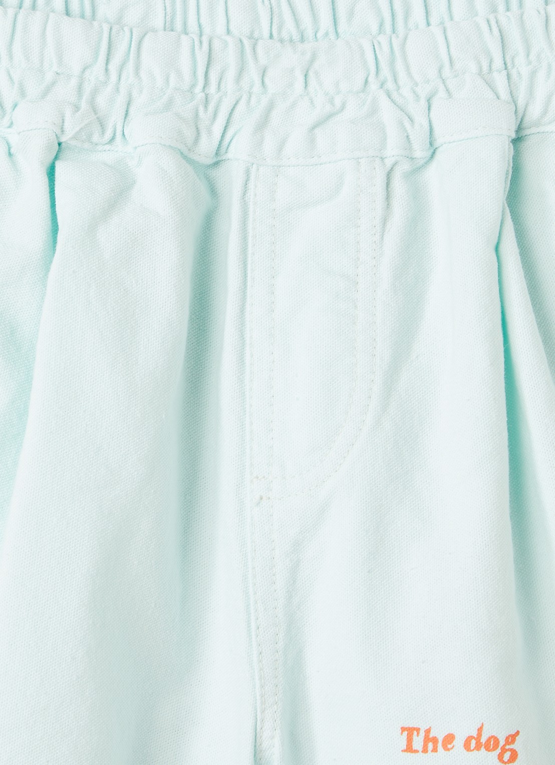 BOBO CHOSES Dog loose fit korte broek met logo - detail 3 mint