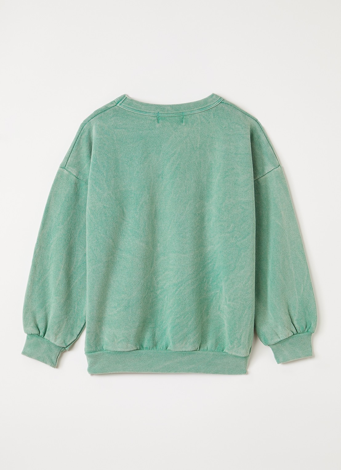 BOBO CHOSES Farm sweater met print - voorkant 3 groen