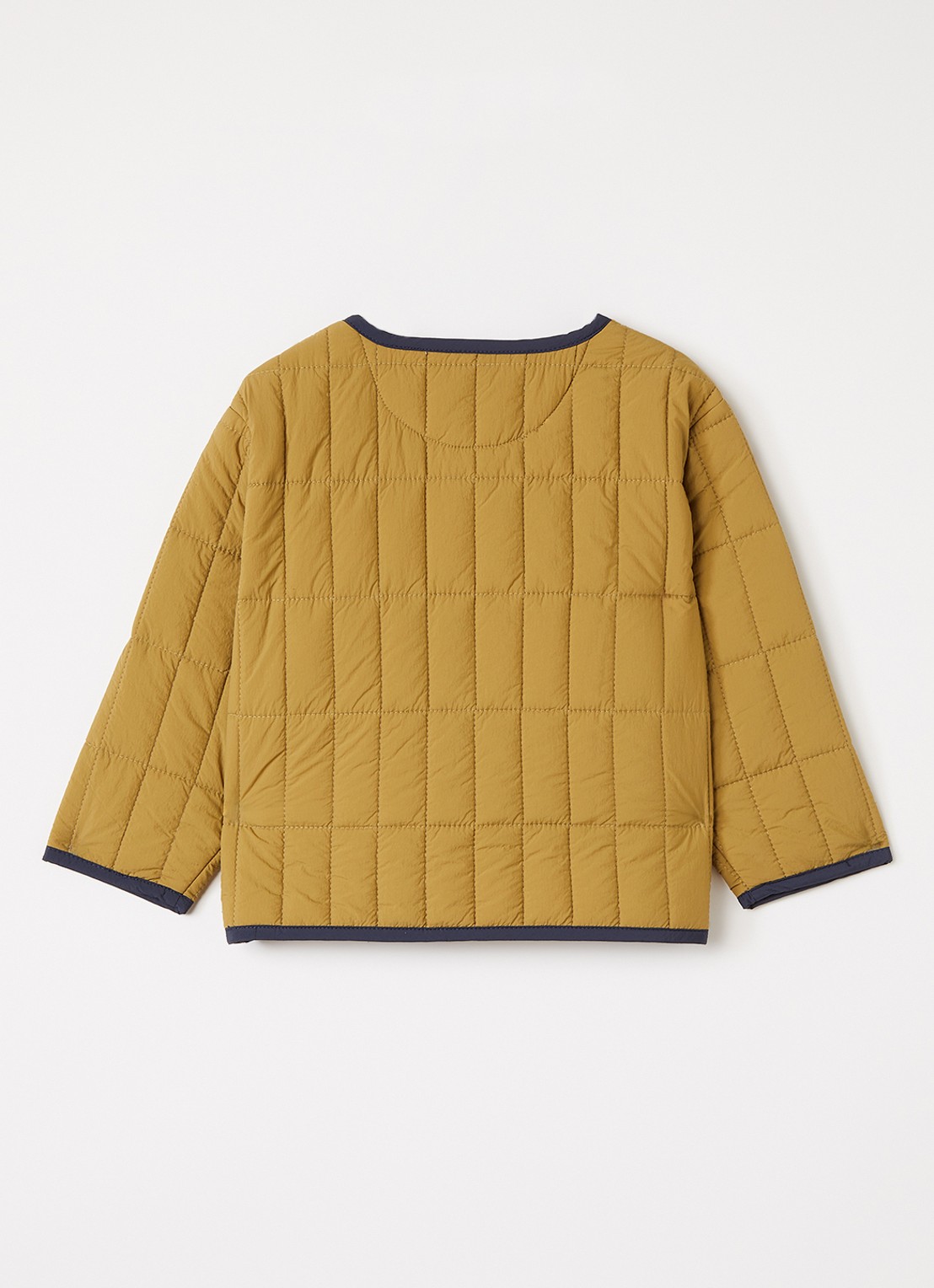 BOBO CHOSES Gewatteerd jack met quilt patroon - achterkant khaki