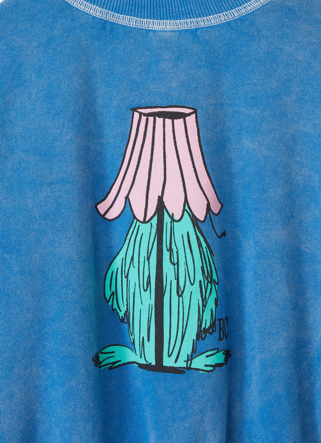 BOBO CHOSES Hidden Monster sweater met print - detail blauw