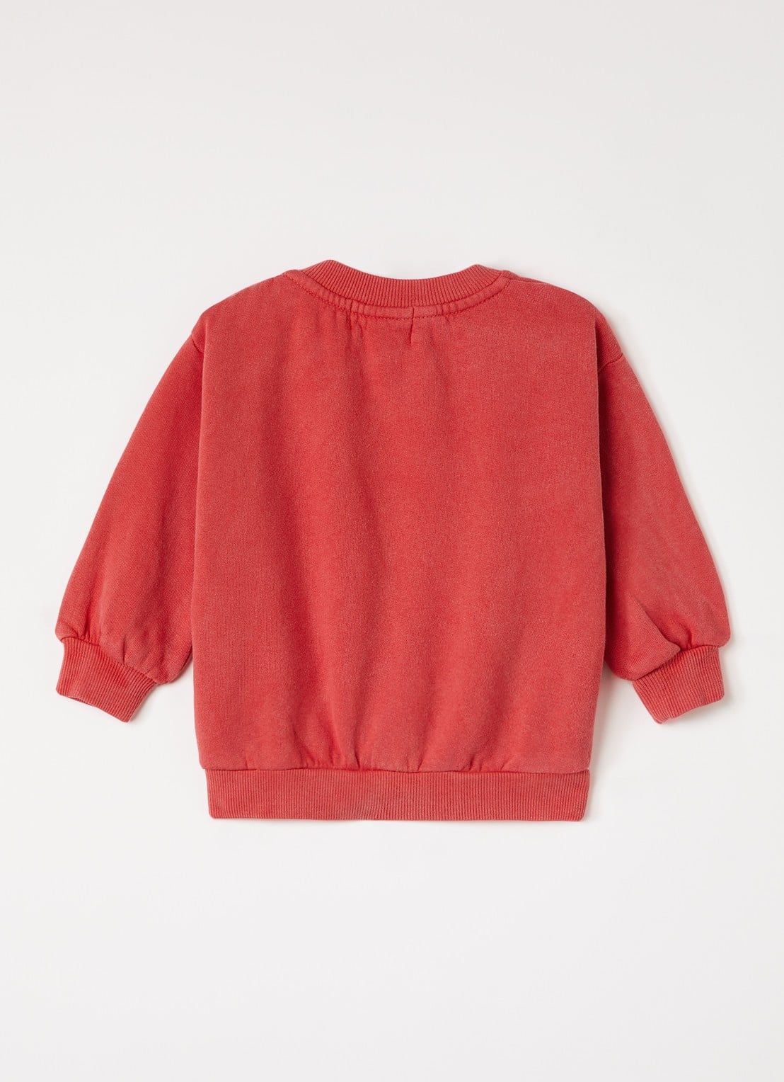 BOBO CHOSES Lake Monster sweater met print - voorkant 2 rood