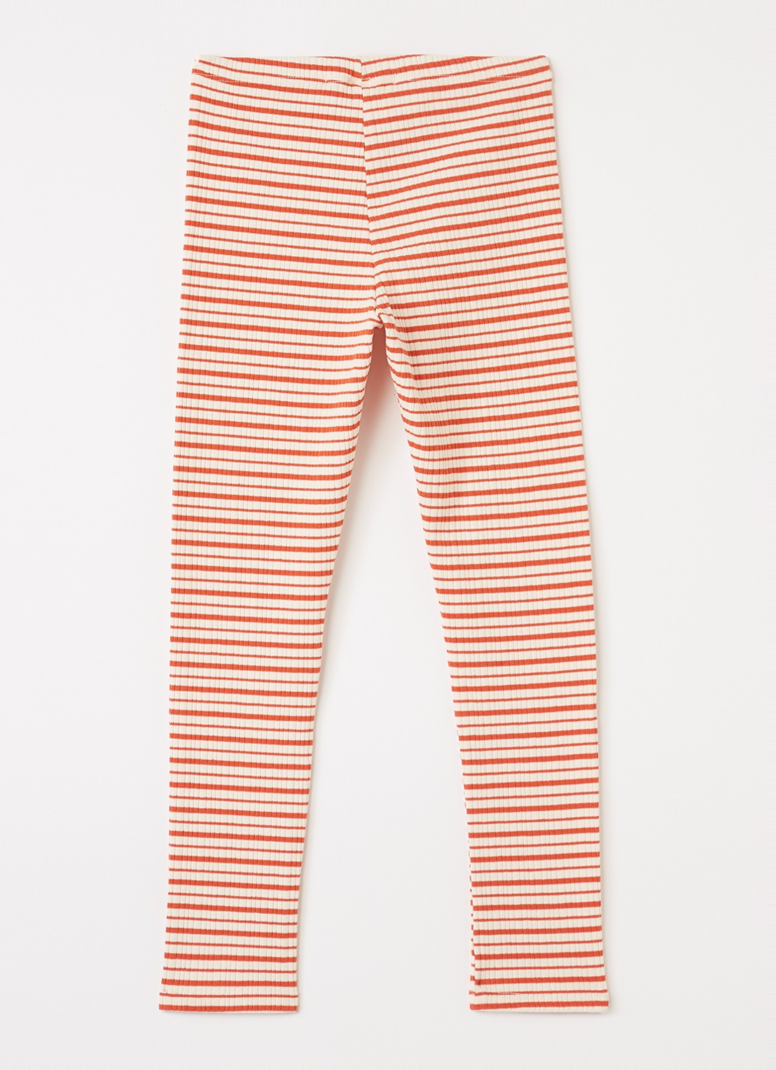 BOBO CHOSES Legging met streepprint - voorkant 2 gebroken wit