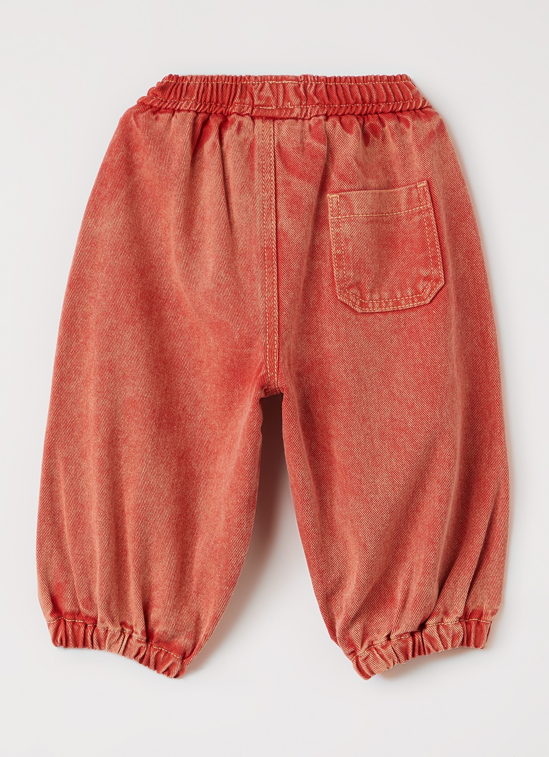 BOBO CHOSES Loose fit jeans met steekzakken - voorkant 3 rood