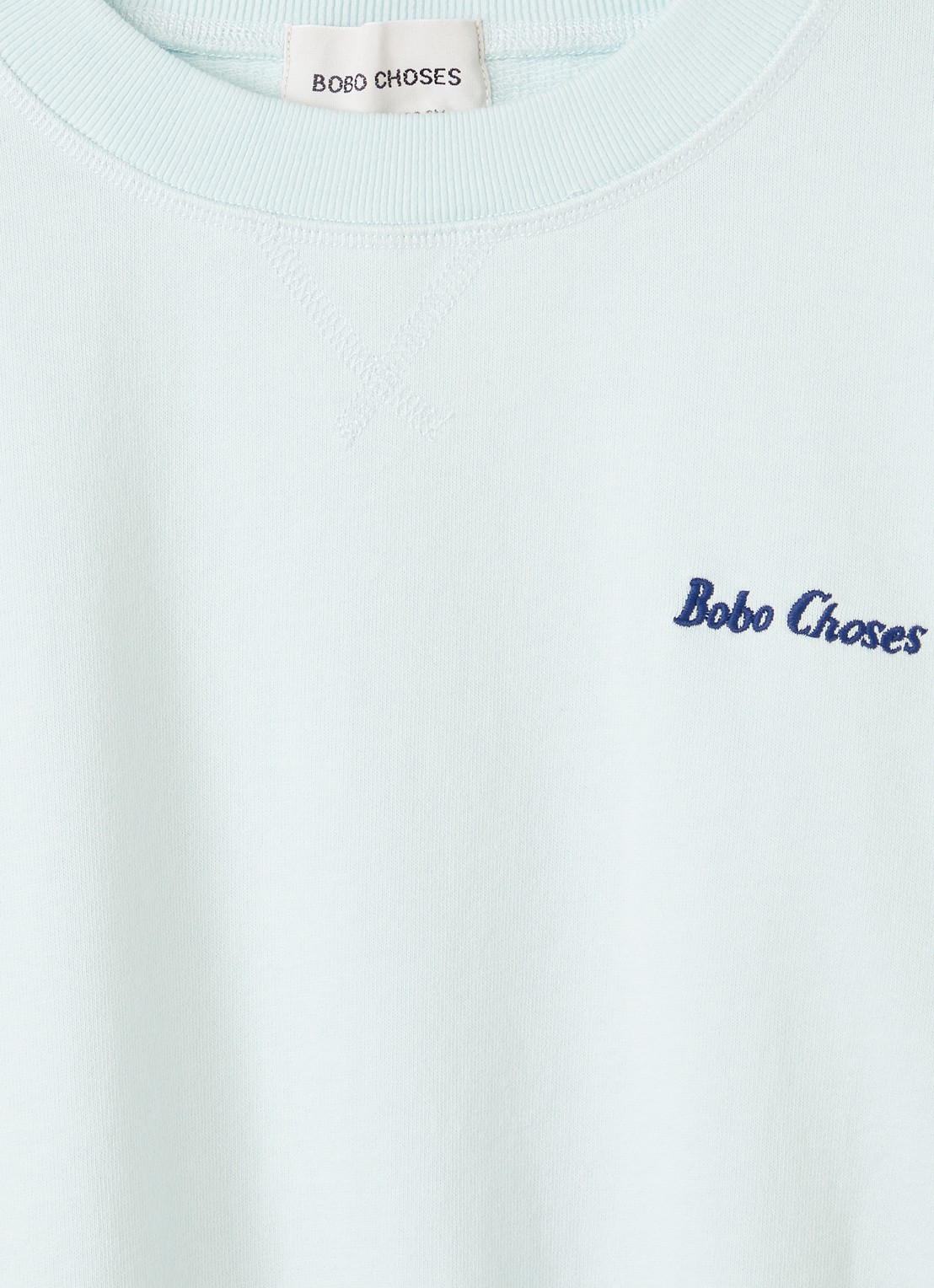 BOBO CHOSES Mr Pickles sweater met logo- en backprint - detail 3 mint