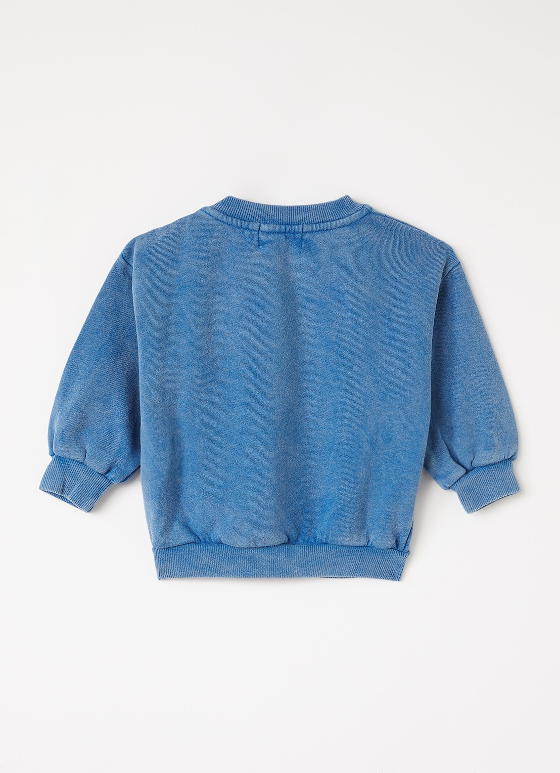 BOBO CHOSES Mush Monster Duo sweater met print  - voorkant 3 blauw